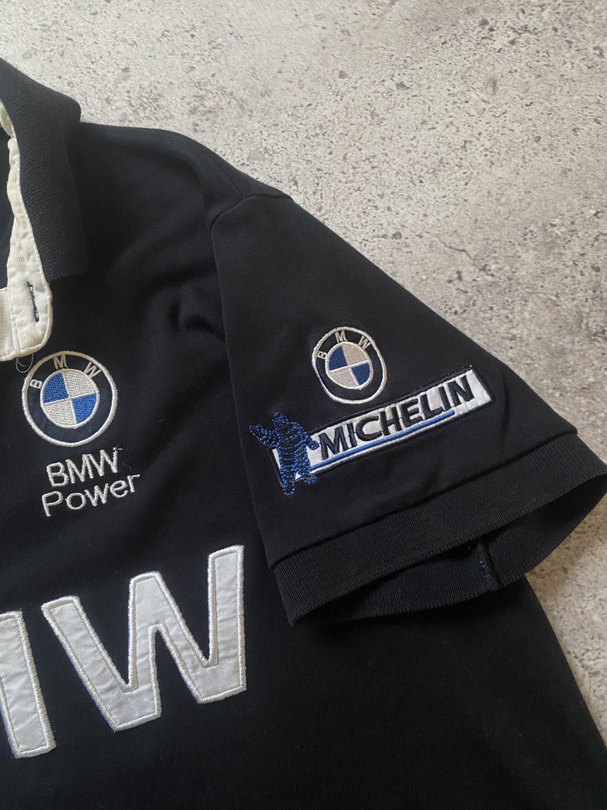 BMW × Vintage BMW Polo Shirt Mens Large Branded Logo Formula 1 Racing Y2K Size US L / EU 52-54 / 3 - 4 Thumbnail
