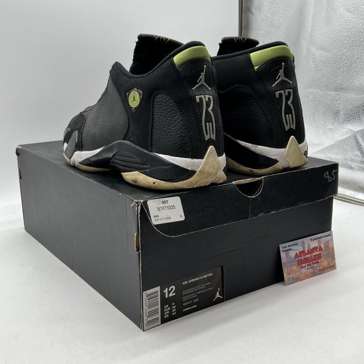 Jordan Brand Air Jordan 14 indigo Size US 12 / EU 45 - 4 Thumbnail