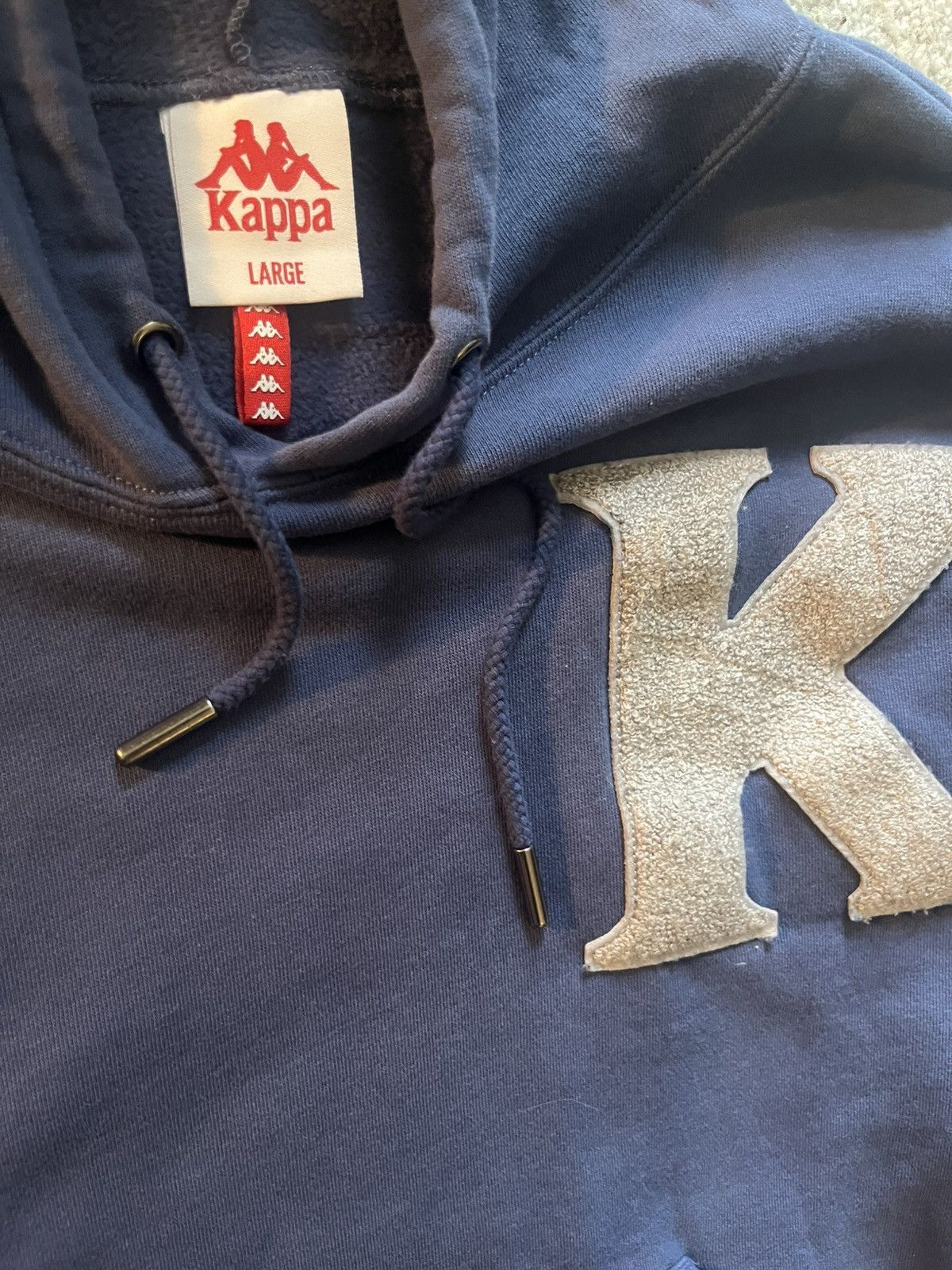 Kappa × Vintage Mens Large Kappa Varsity style hoodie Size US L / EU 52-54 / 3 - 2 Thumbnail