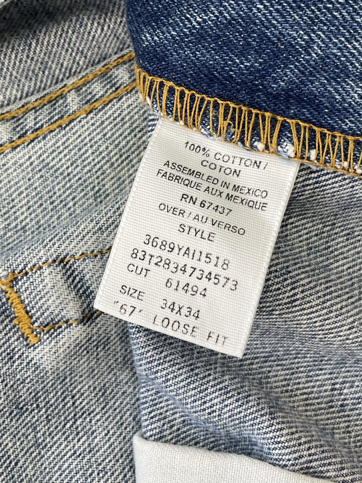 Polo Ralph Lauren Polo Ralph Lauren Denim baggy pants retro style Size US 34 / EU 50 - 7 Thumbnail