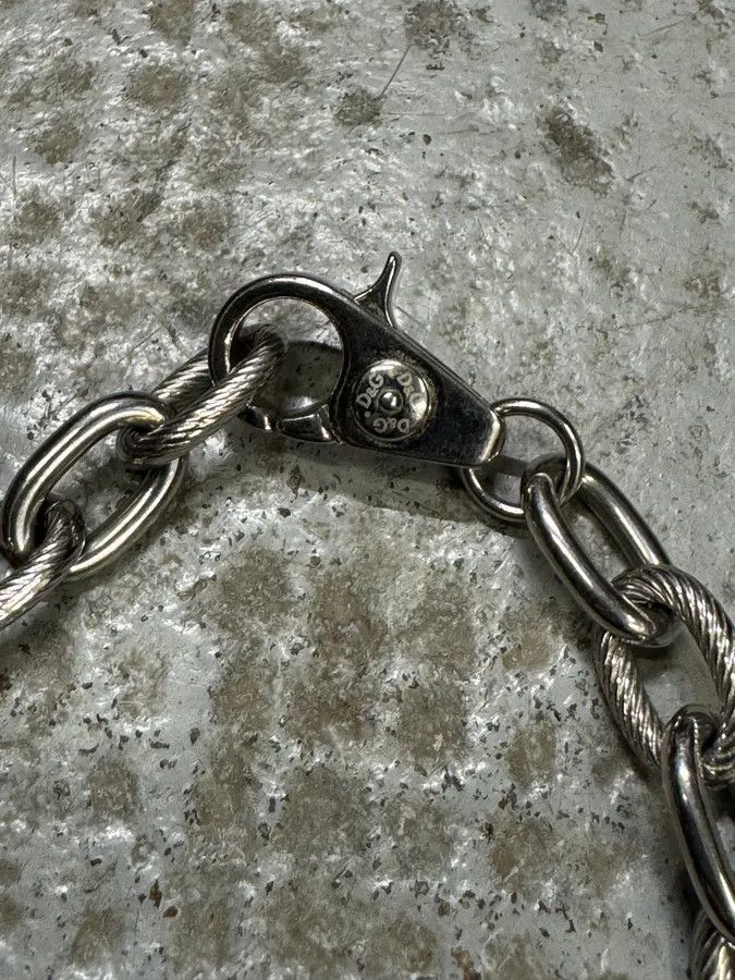 Dolce & Gabbana 2000s Dolce & Gabbana Mixed Chain Necklace Size ONE SIZE - 4 Thumbnail