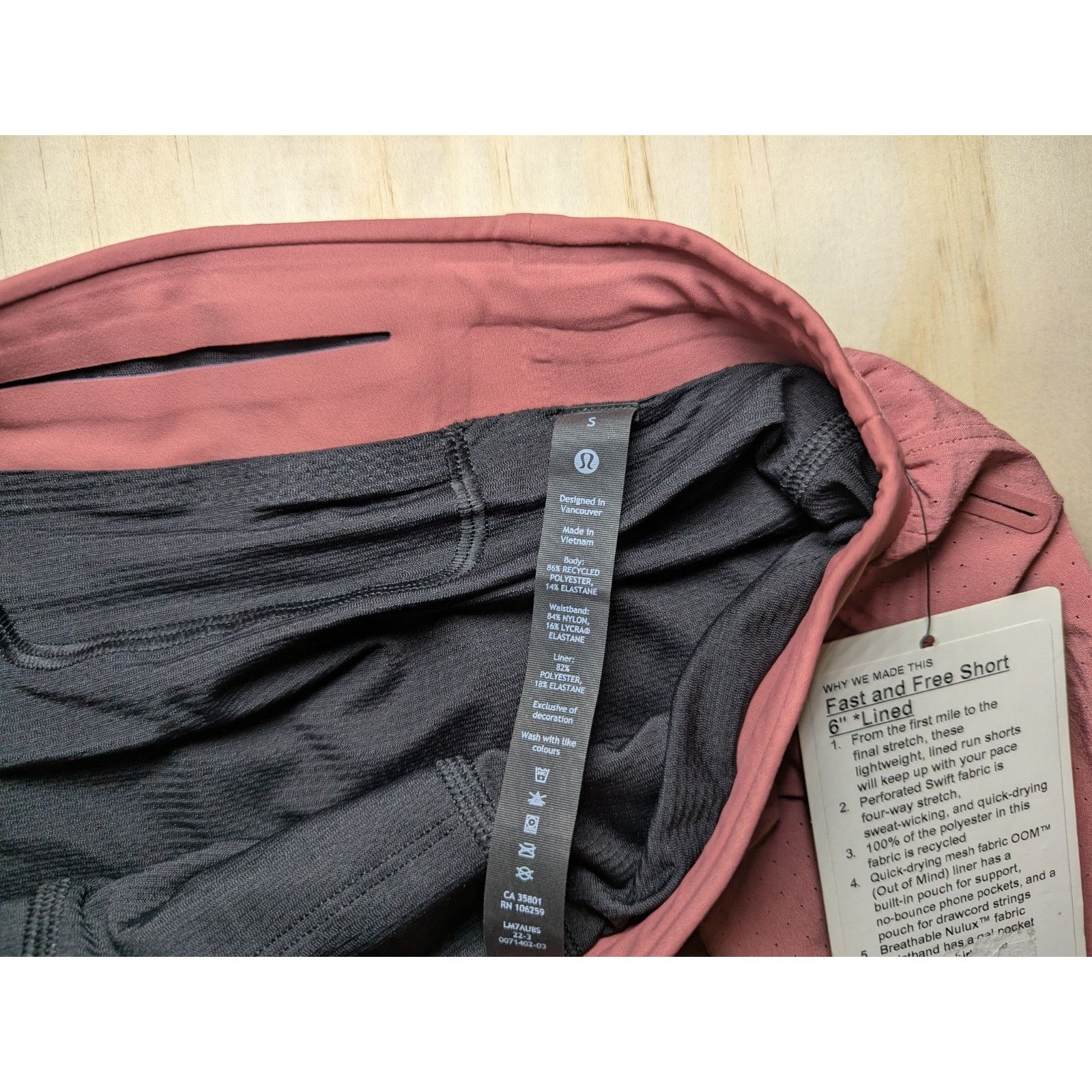 Lululemon Lululemon Men's Small Fast Free Short 6” Lined Mesh Fabric Size US 30 / EU 46 - 5 Thumbnail