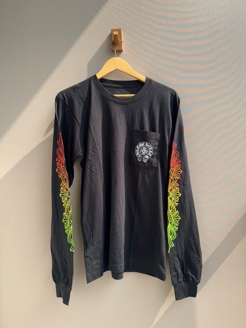 Chrome Hearts Chrome Hearts Chrome Hearts Long Sleeve Hoodie with Colorf Size US XS / EU 42 / 0 - 1 Thumbnail