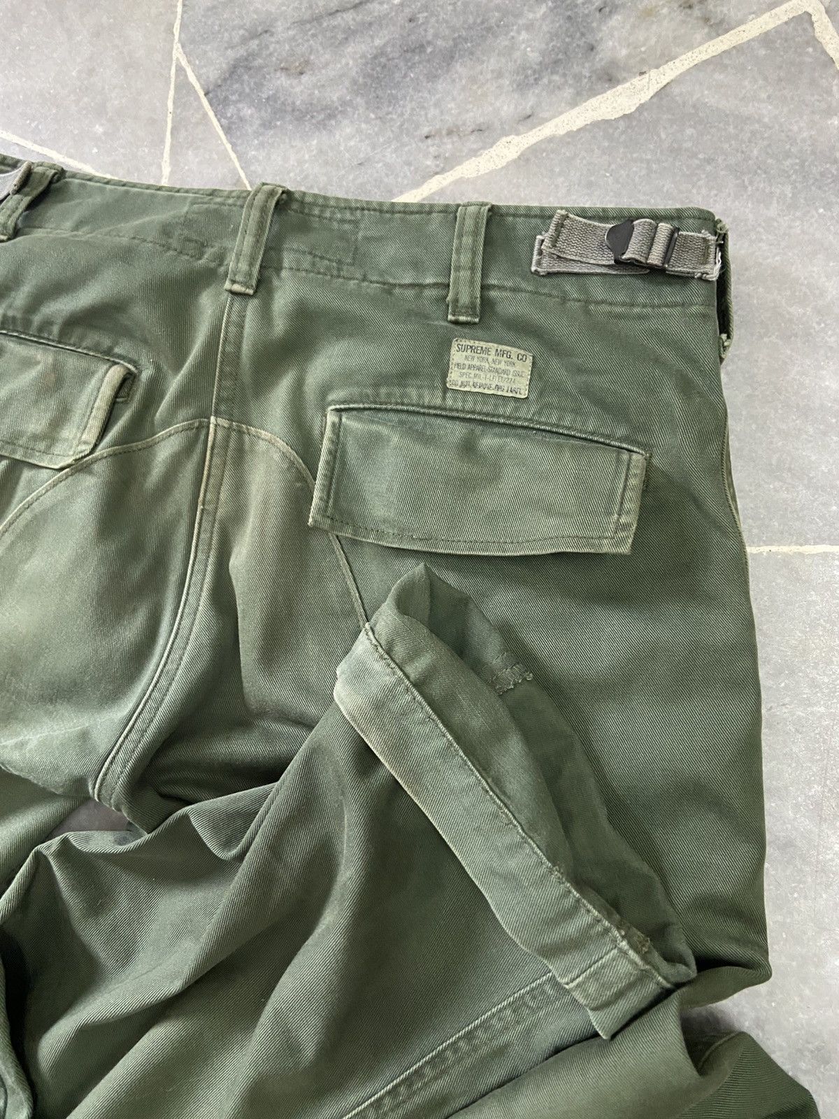 Supreme Supreme Vintage Supreme Mfg Co OG 107 Military Pants Size US 29 - 10 Thumbnail