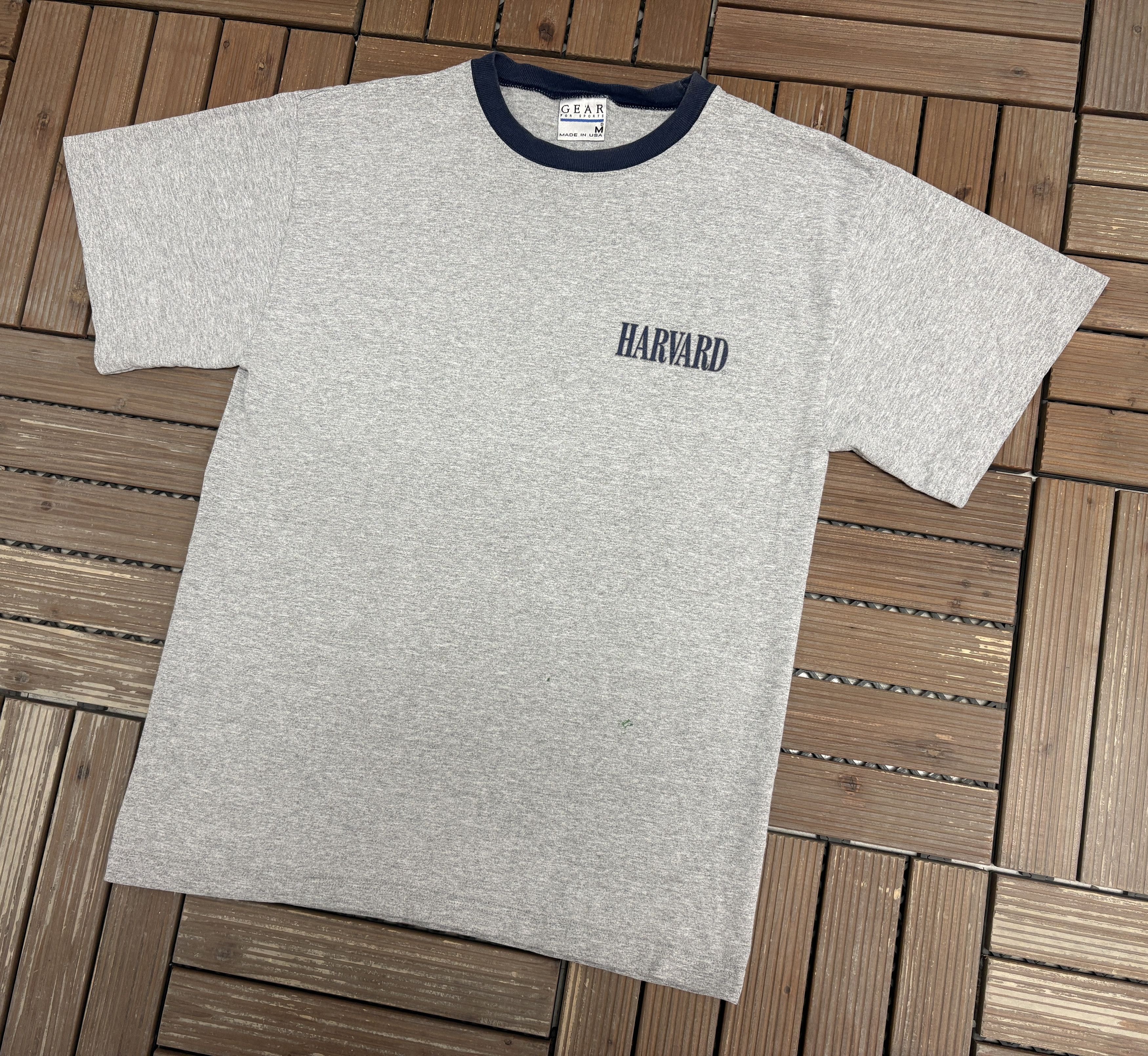 Vintage Harvard University Vintage Grey T-Shirt Tee Size US M / EU 48-50 / 2 - 3 Thumbnail