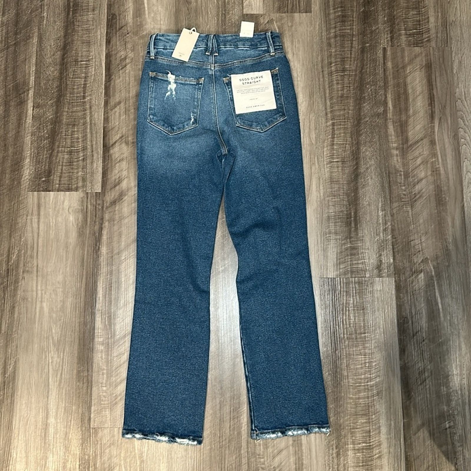 Good American Good American Good Curve Straight Jeans - 2/26 Size 26" / US 2 / IT 38 - 2 Thumbnail