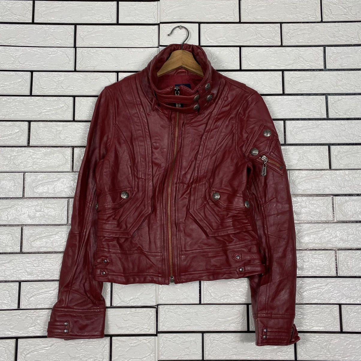 Hysteric Glamour Bondage Parachute Cropped Biker Jacket H Bis Japanese Brand Size US XXS / EU 40 - 2 Thumbnail