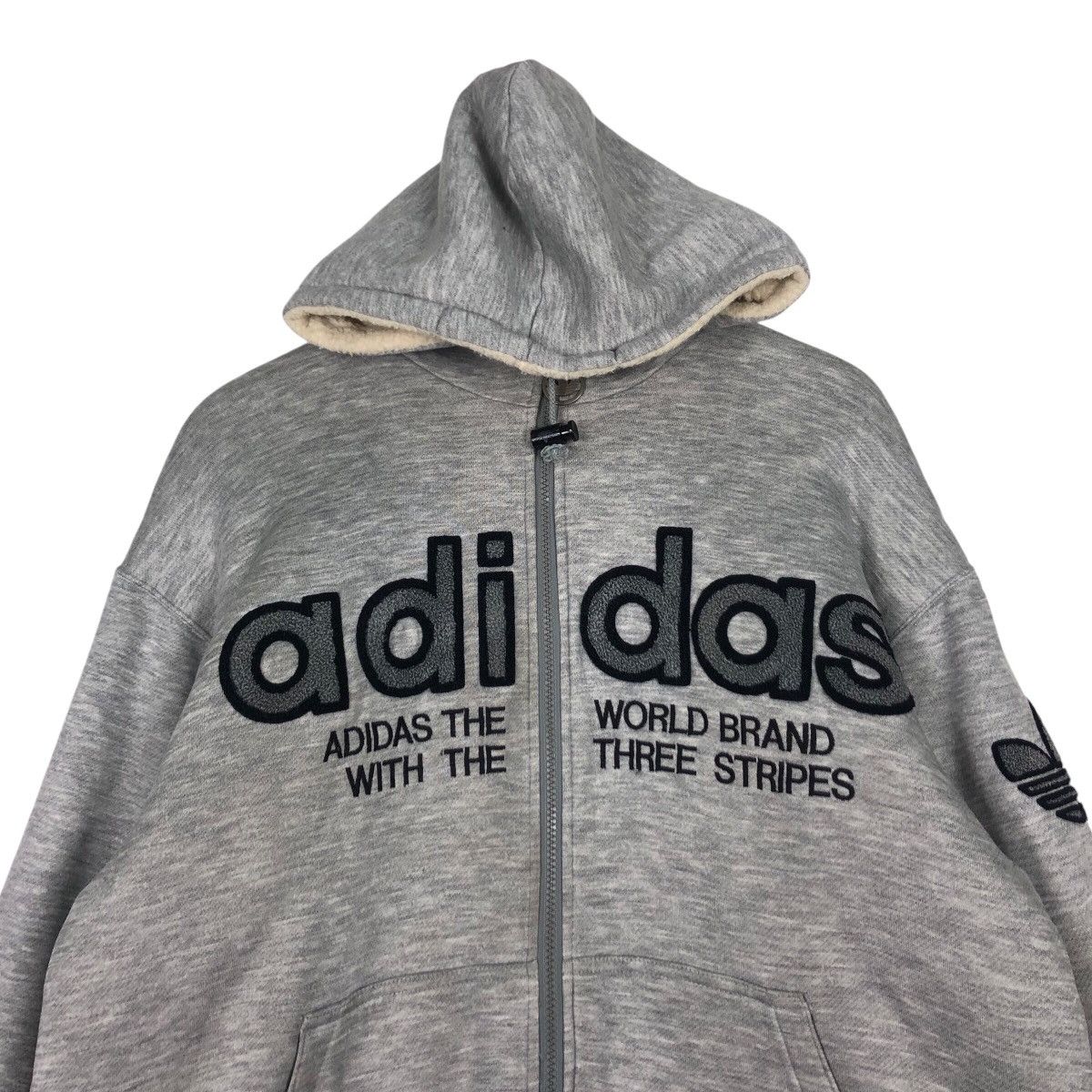 Adidas × Japanese Brand × Vintage Adidas Vintage Jacket Sweater Big Logo 90s Collection #A1 Size US L / EU 52-54 / 3 - 2 Thumbnail