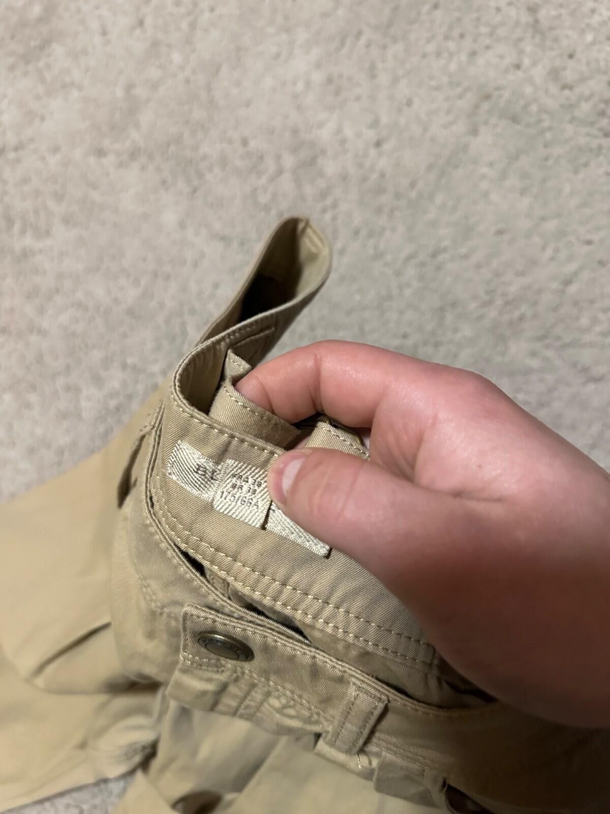 Burberry Burberry Brit Beige Cotton Pants Women’s Size IT 40 Size 40" / US 18 - 6 Thumbnail
