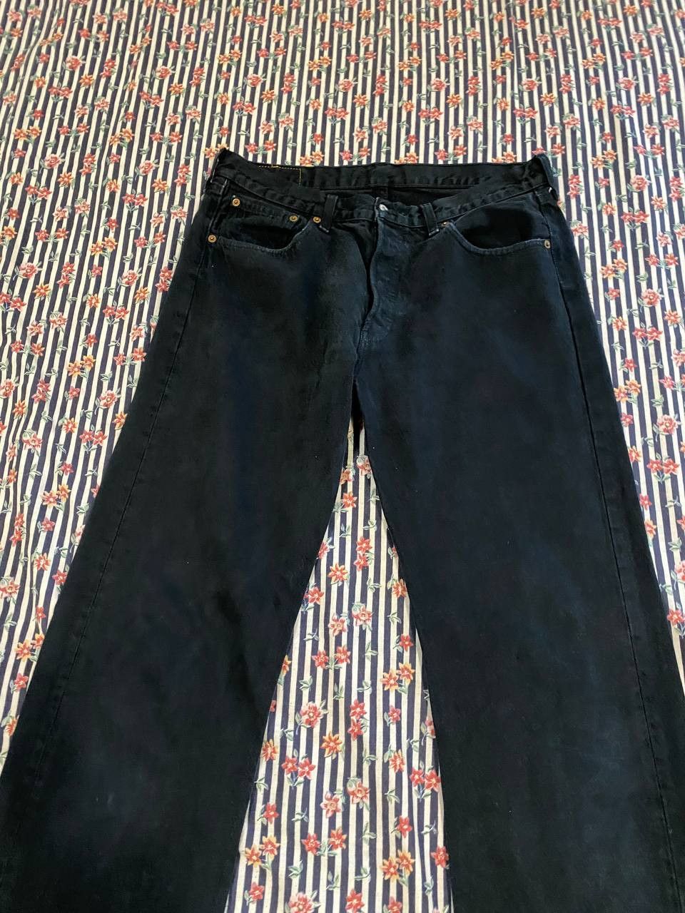 Levi's Levis 501 Regular Fit Jeans Wash Straight Leg Size US 34 / EU 50 - 16 Thumbnail