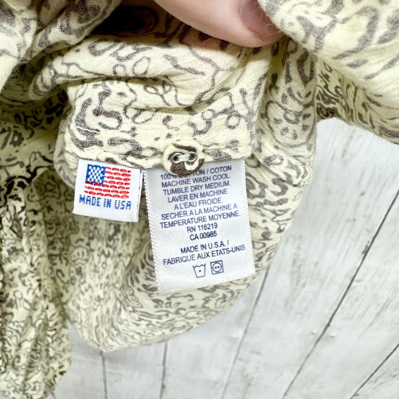 Steven Alan Steve Alan Tank Women P Button Down Paisley Floral Pattern Size S / US 4 / IT 40 - 3 Thumbnail