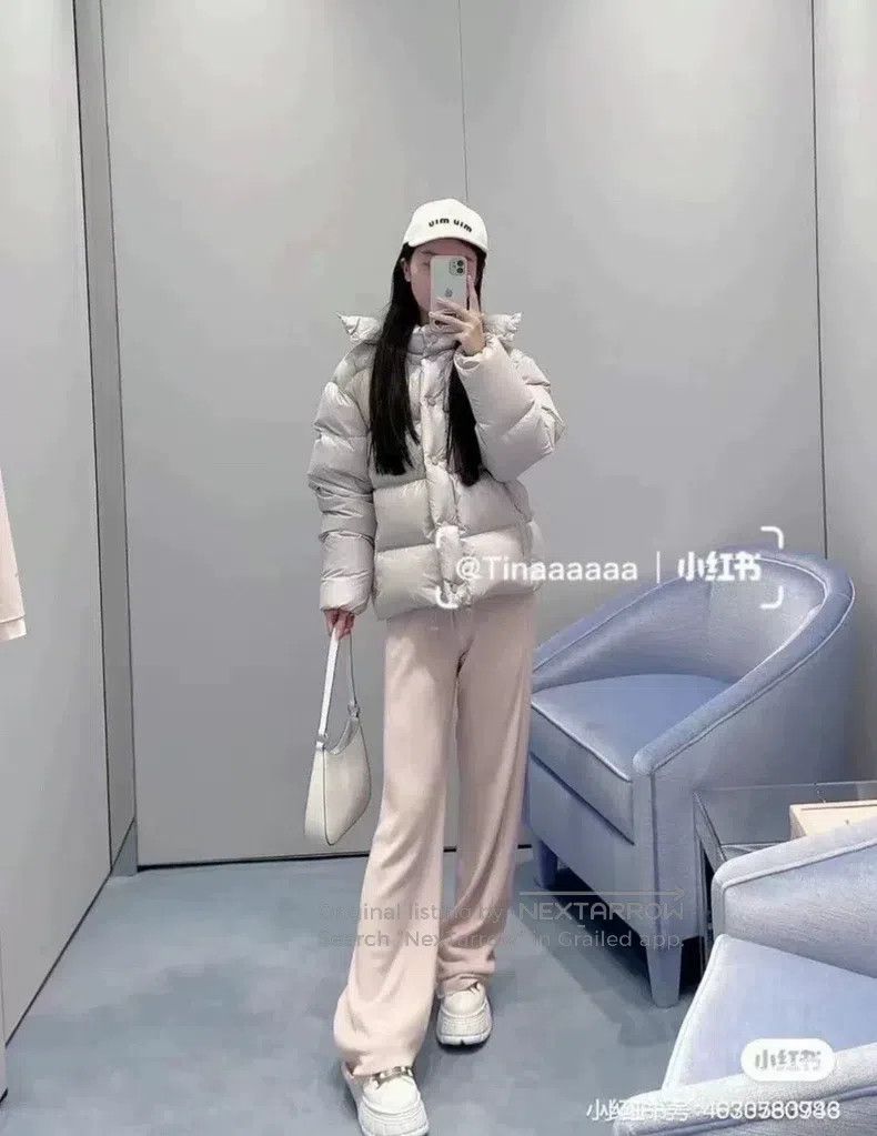 Miu Miu Miu Miu 36 23 autumn and winter white down jacket Size S / US 4 / IT 40 - 8 Thumbnail