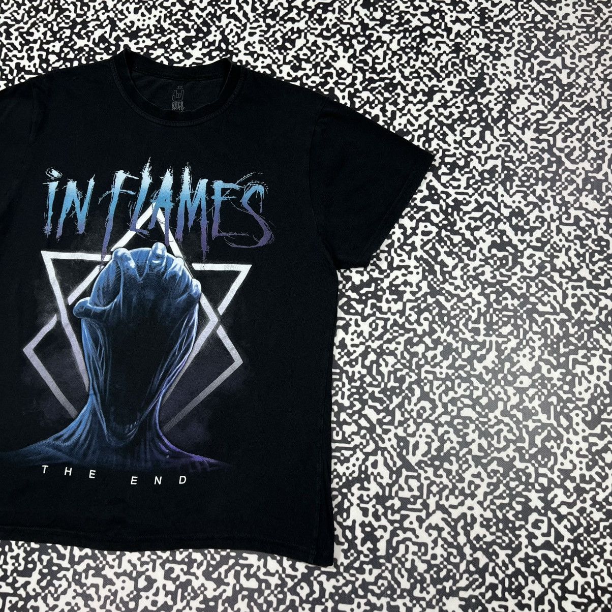 Band Tees Vintage Y2K In Flames Think About The End Rock Metal T-shirt Size US L / EU 52-54 / 3 - 4 Thumbnail