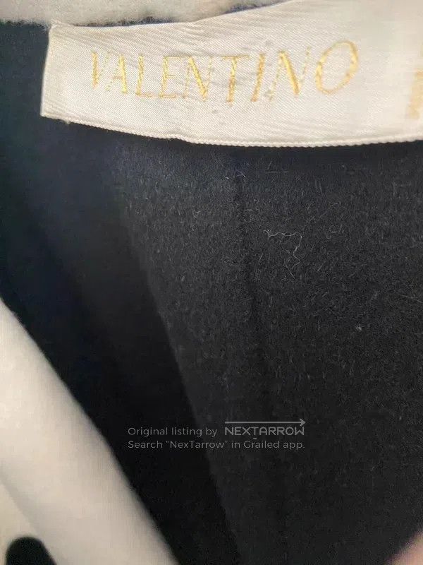 Valentino Valentino Black and white coat coat Size L / US 10 / IT 46 - 6 Thumbnail