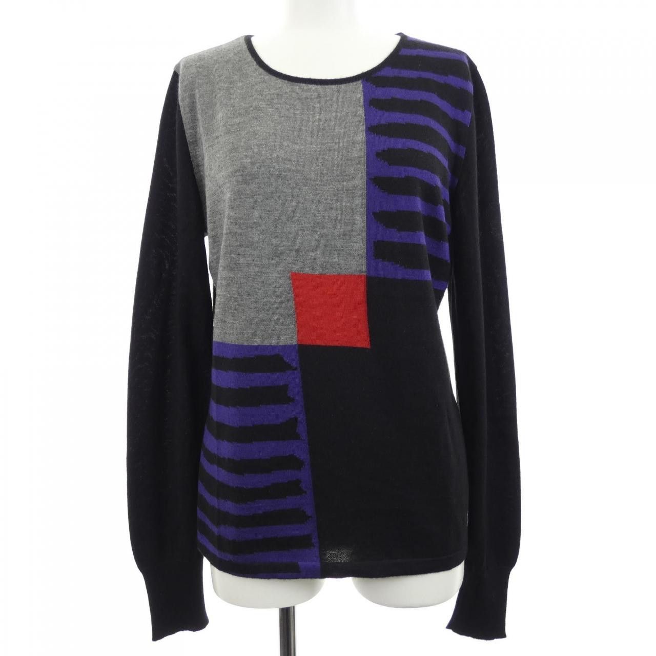 Chanel Chanel Chanel Silk Cashmere Knit Others Tops P33506K00897 08A DUTY FREE for USA Size ONE SIZE - 1 Thumbnail
