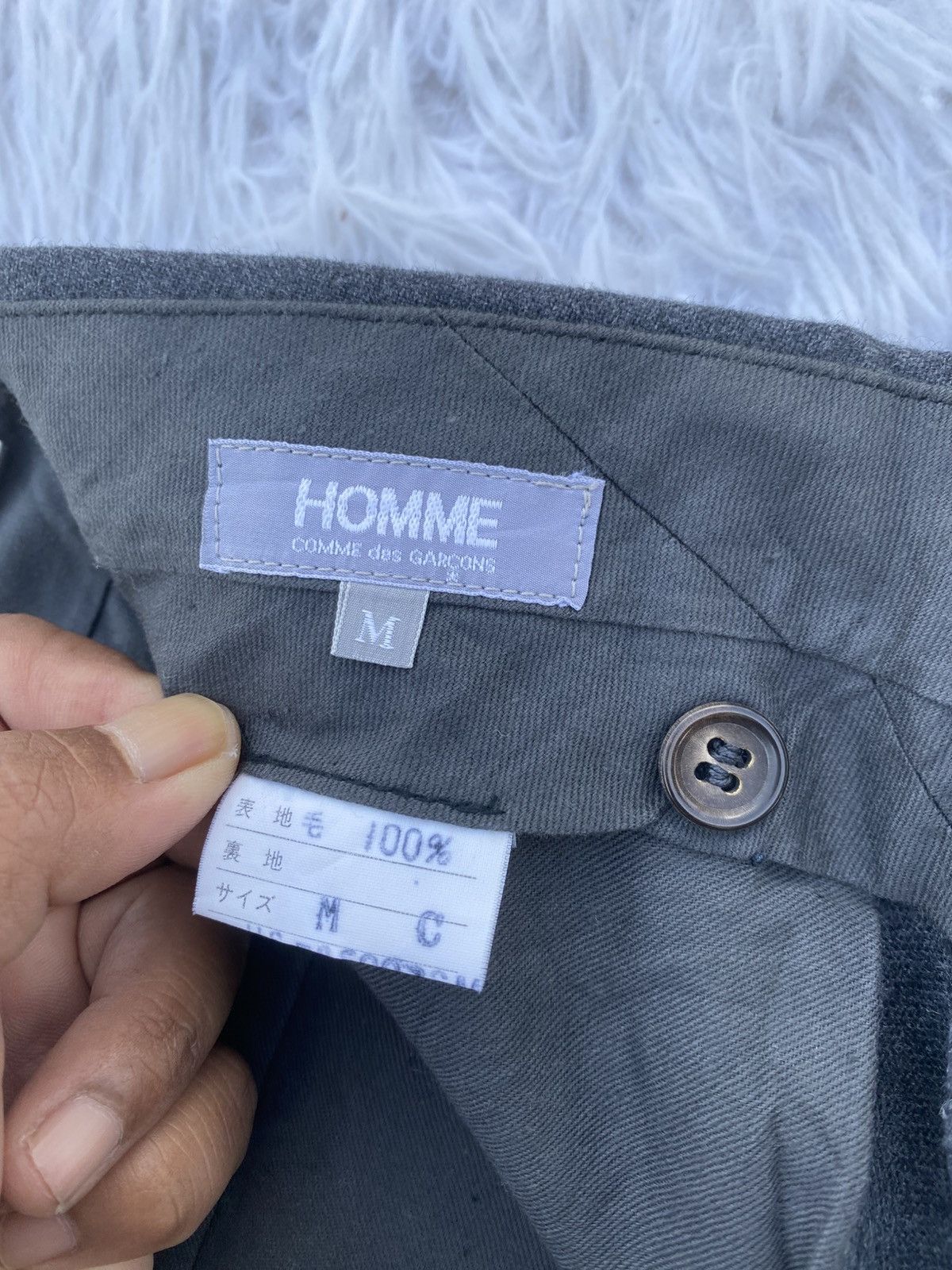 Comme des Garcons Rare Vintage Comme Des Garcons Homme Wool Pants Size US 28 / EU 44 - 19 Thumbnail