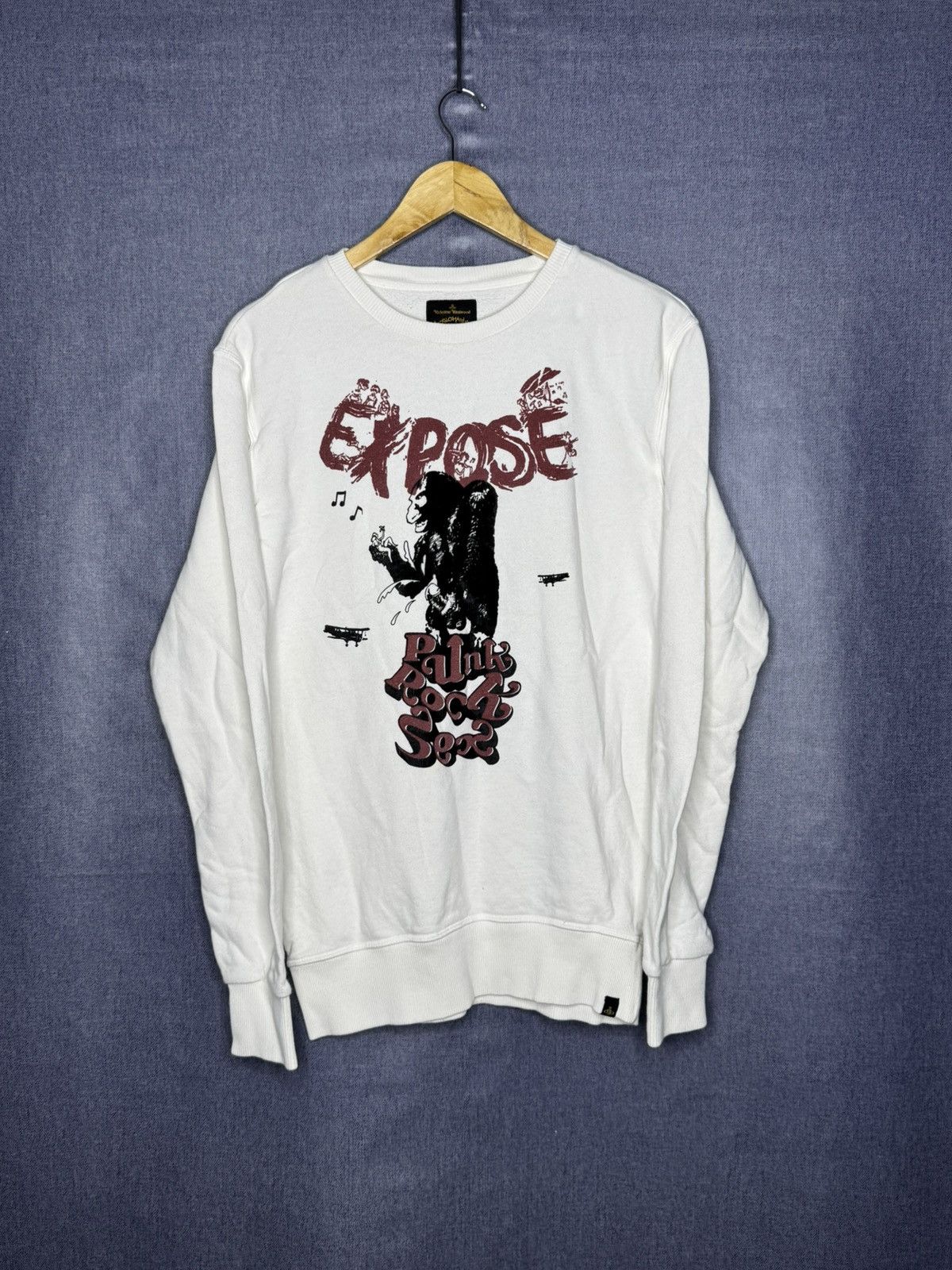 Vivienne Westwood Vivienne Westwood Anglomania Sweatshirt Expose Punk Rock Sex Size US M / EU 48-50 / 2 - 1 Thumbnail