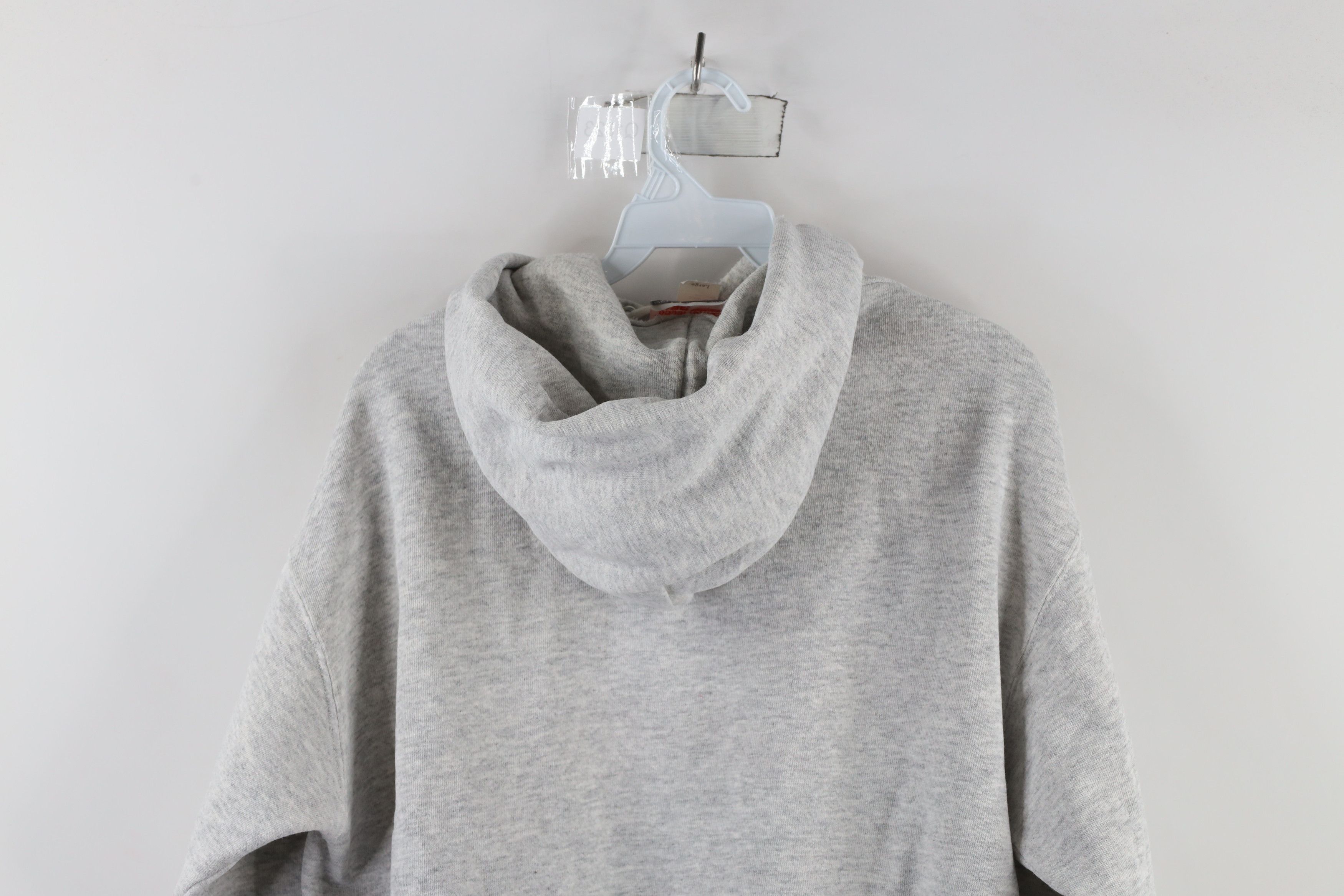 Vintage Vintage 80s 90s Streetwear Triblend Hoodie Heather Gray USA Size US L / EU 52-54 / 3 - 15 Thumbnail