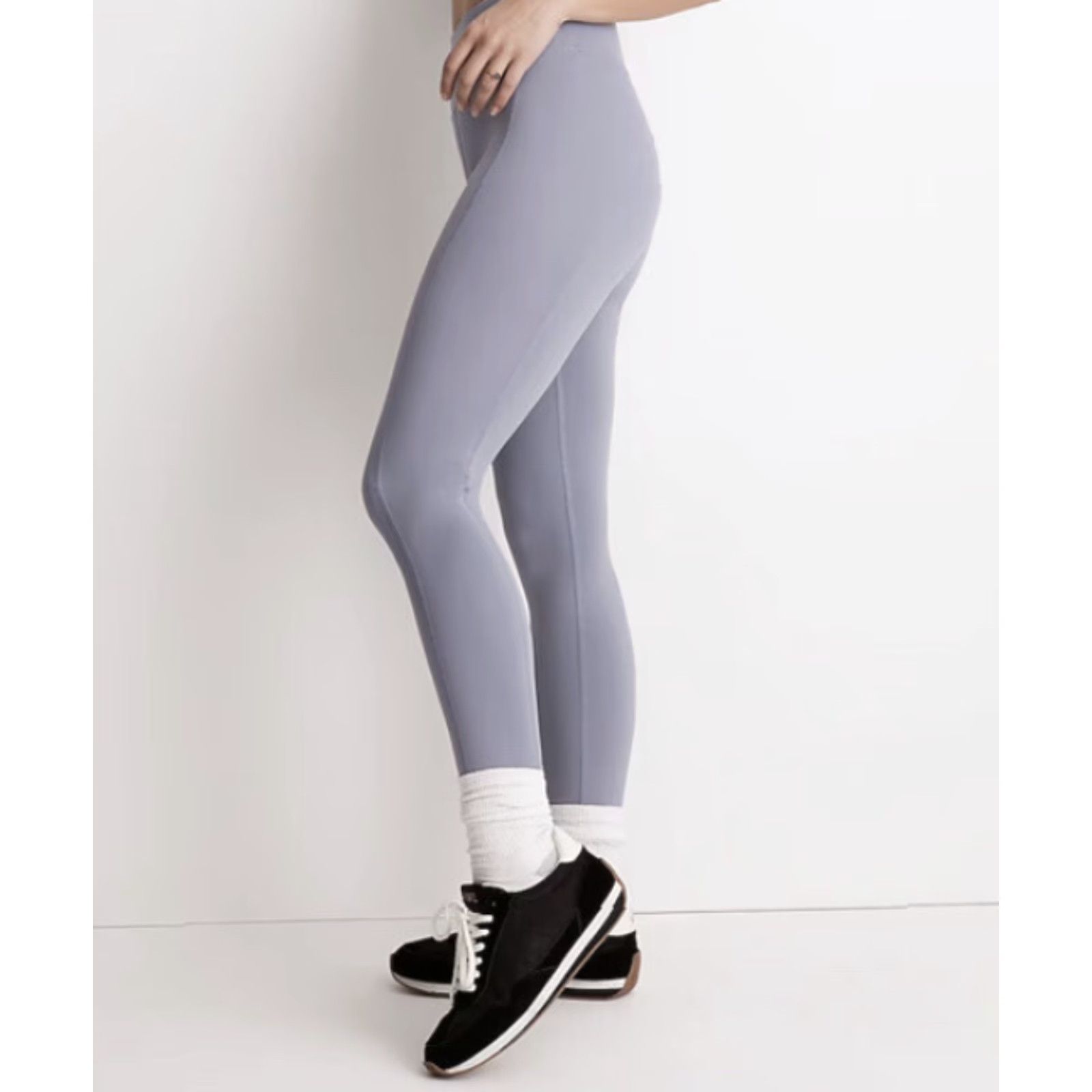 Madewell MWL Flex High-Rise 25" Leggings NWT NEW Dusk Peri Purple XS Women Leggings 22”x26” Casual Activewear Size 26" / US 2 / IT 38 - 5 Thumbnail
