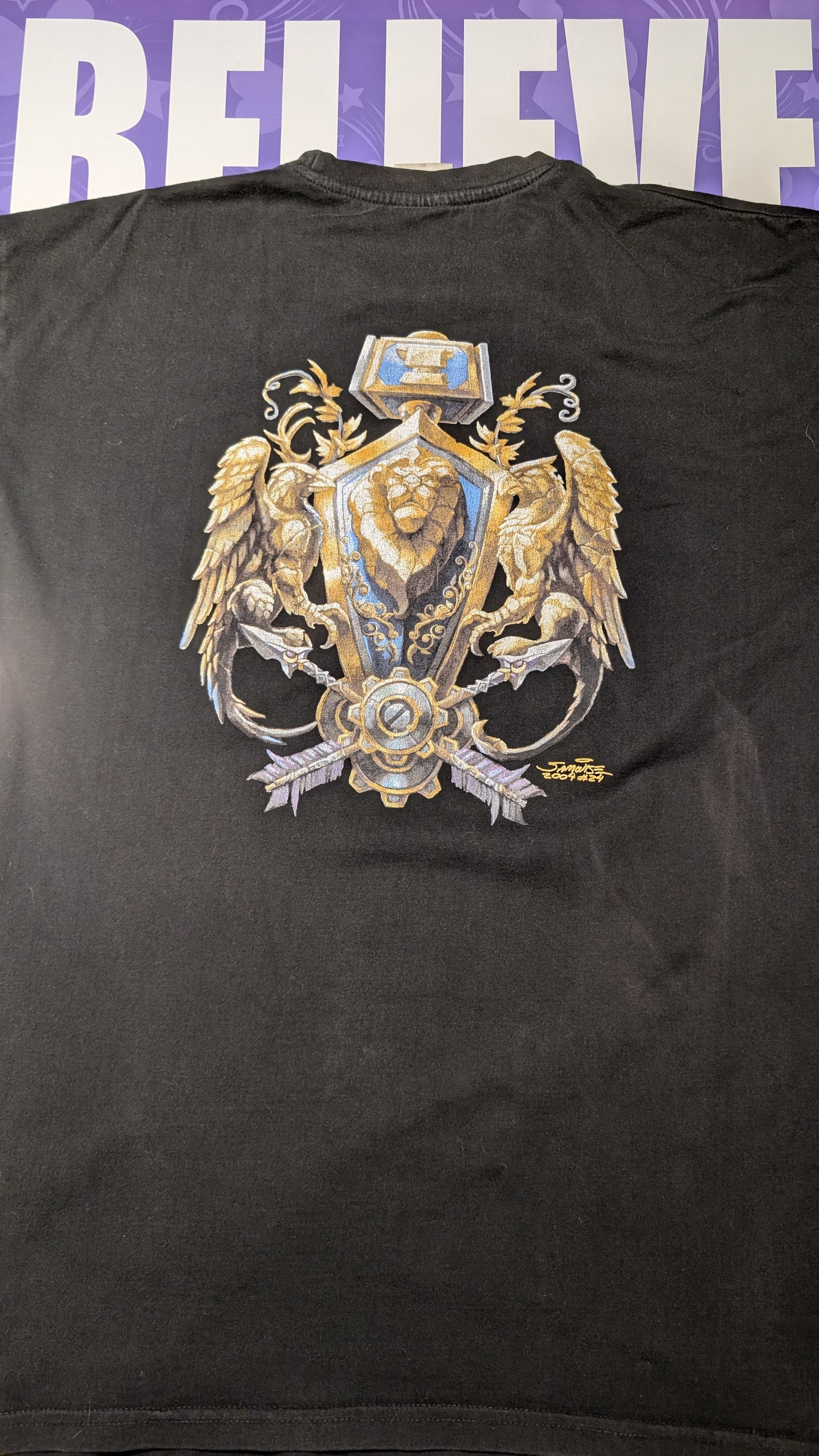 Vintage Vintage World of Warcraft Alliance T-Shirt Size US L / EU 52-54 / 3 - 1 Thumbnail