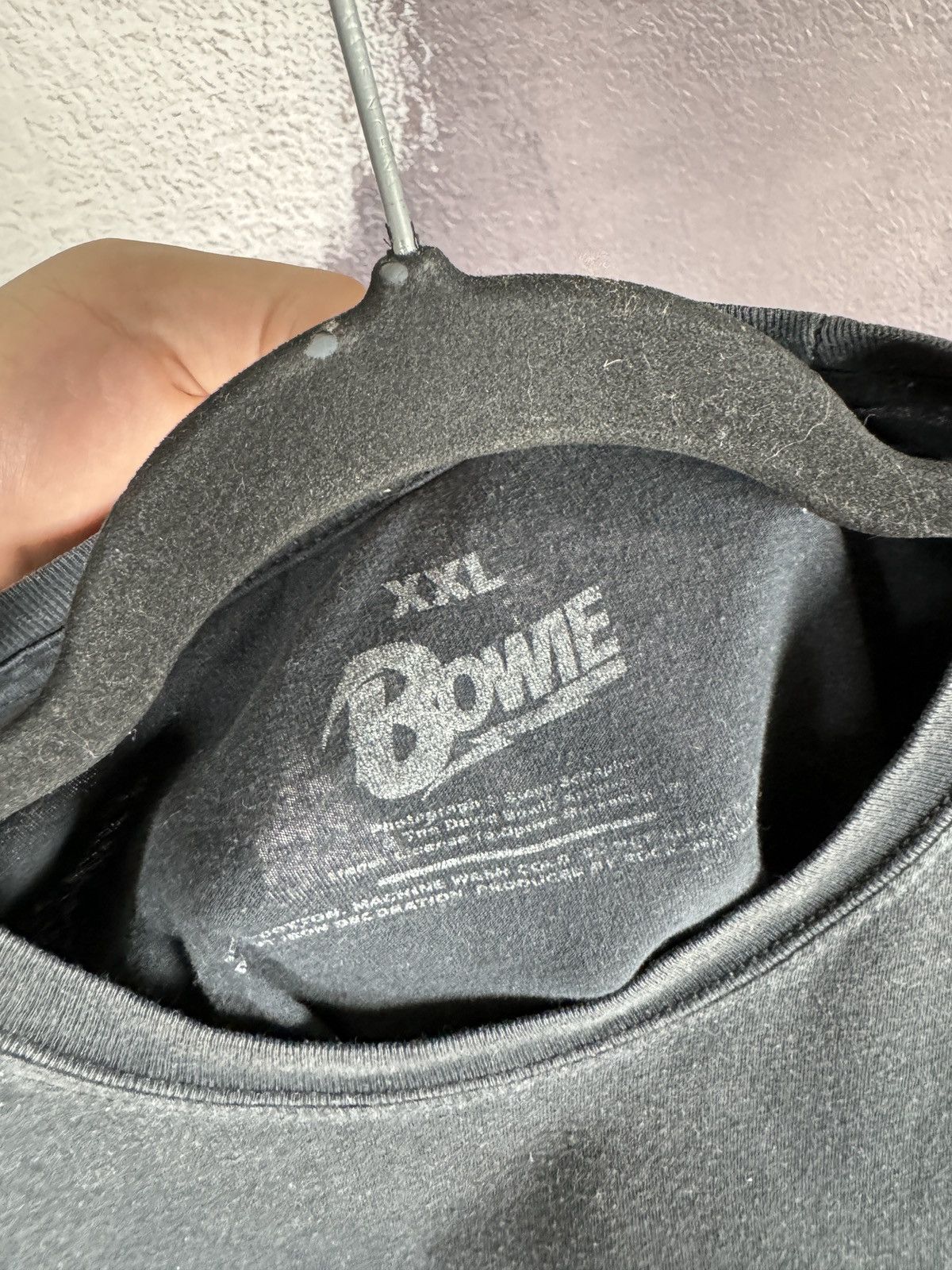 Band Tees David Bowie tee Shirt big logo Print Steve Schapiro size XXL Size US XXL / EU 58 / 5 - 6 Thumbnail