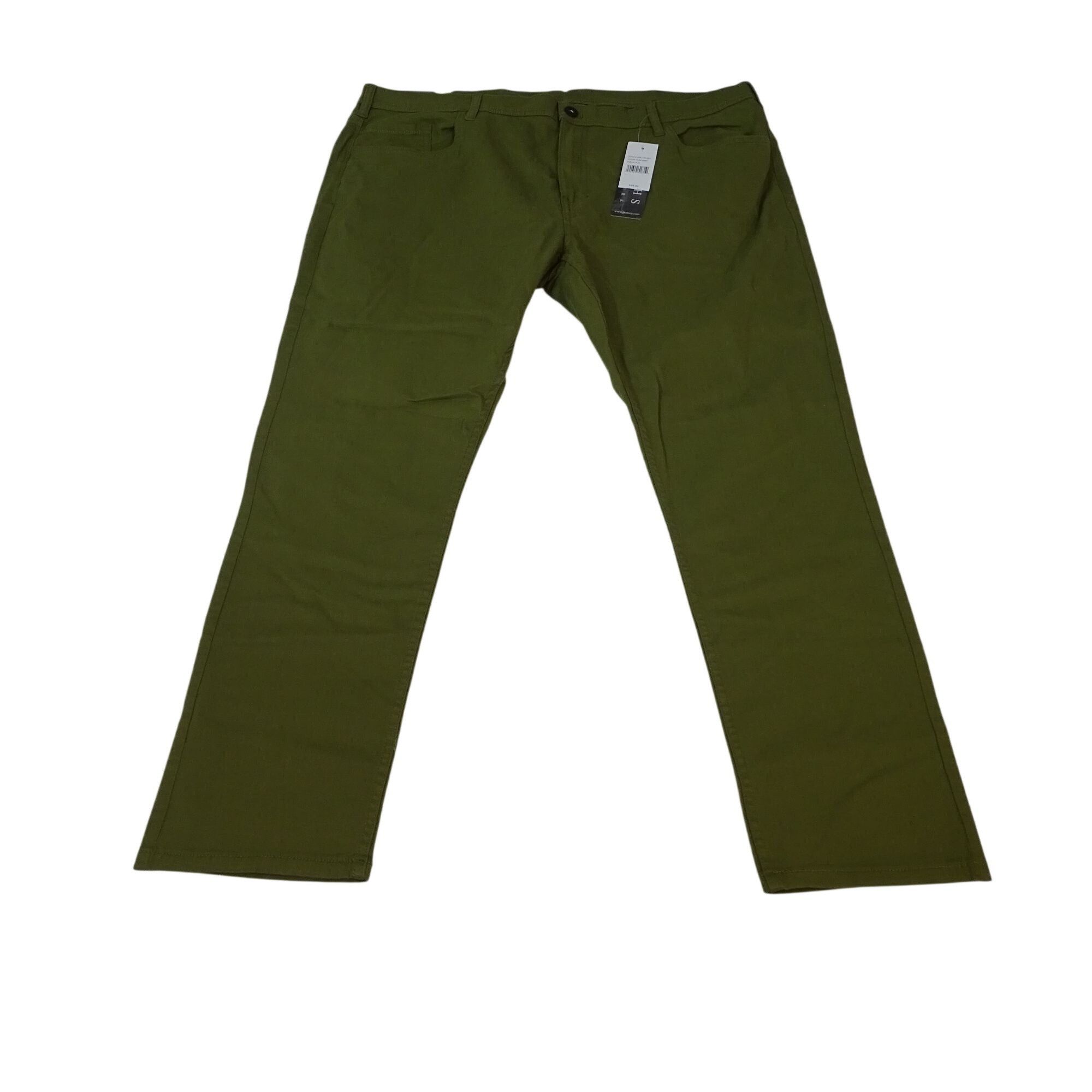 JACHS NY Jachs NY Men Slim Fit 5-Pocket Olive Army Green Chino Pants Size US 42 / EU 58 - 1 Thumbnail