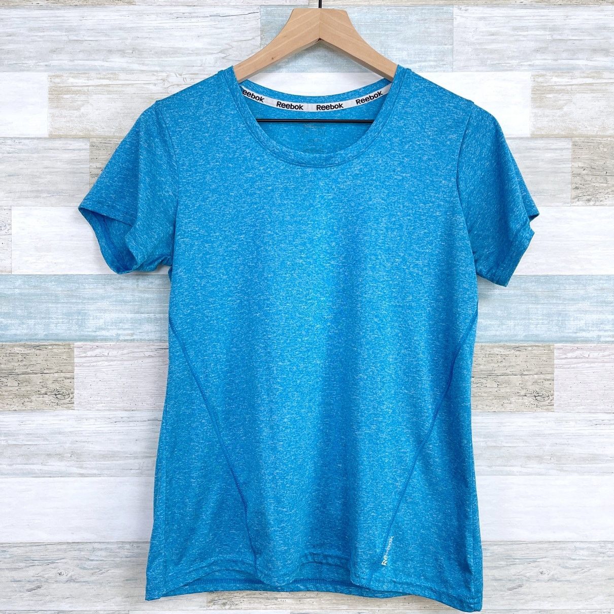 Reebok Reebok Activewear Tech Tee Blue Short Sleeve Womens Medium Size M / US 6-8 / IT 42-44 - 1 Thumbnail