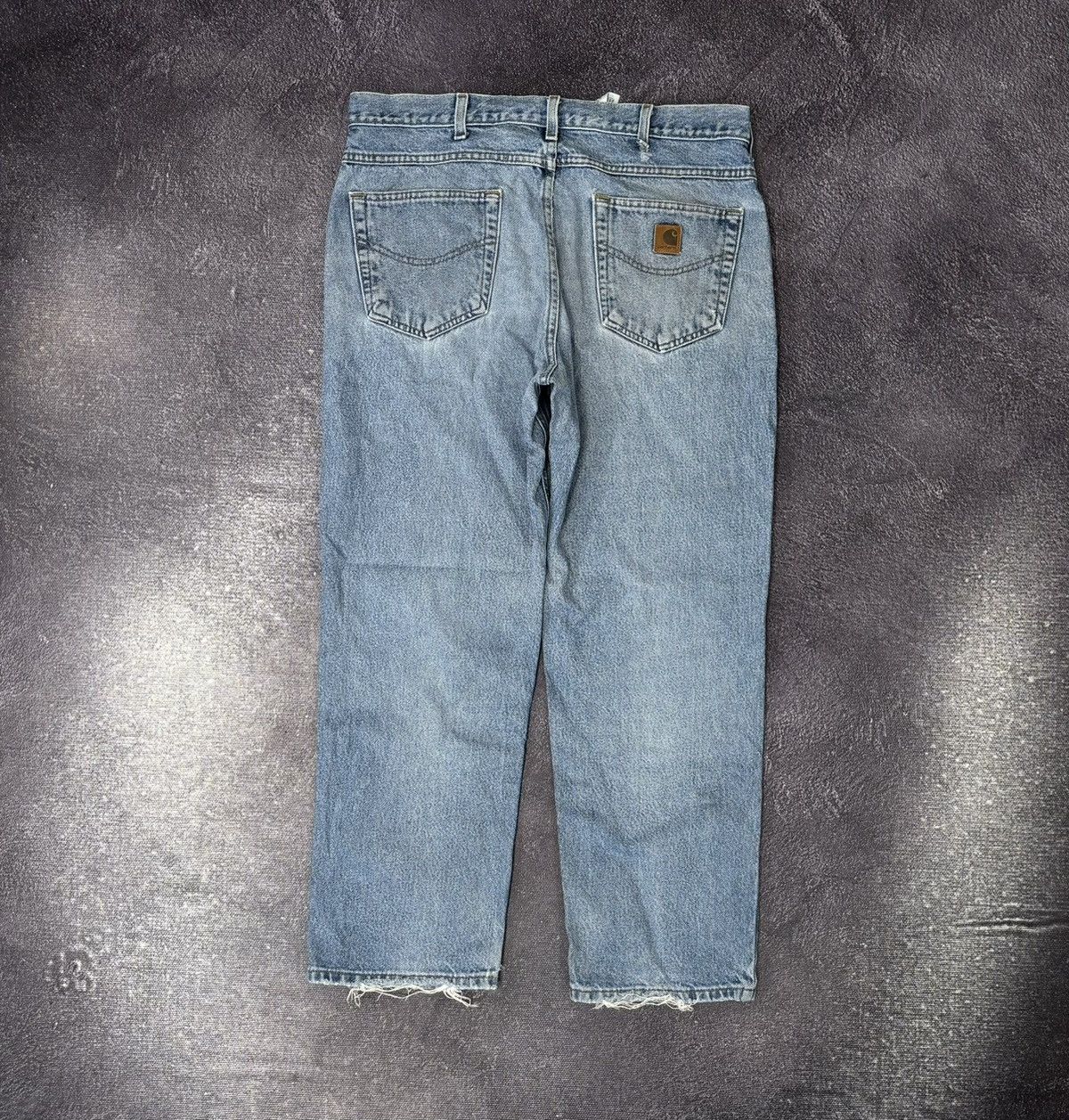 Carhartt Vintage 90s Carhartt USA Faded Washed Baggy Jeans Size US 36 / EU 52 - 1 Thumbnail