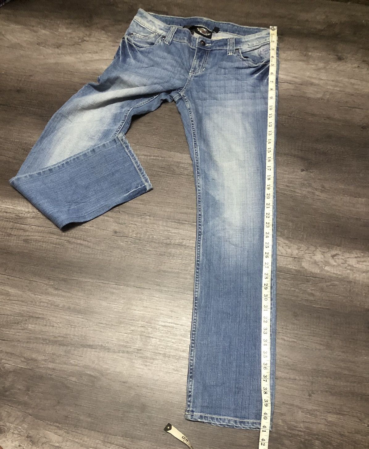 Harley Davidson × Vintage HARLEY DAVIDSON DENIM JEANS Size 32" / US 10 / IT 46 - 14 Thumbnail
