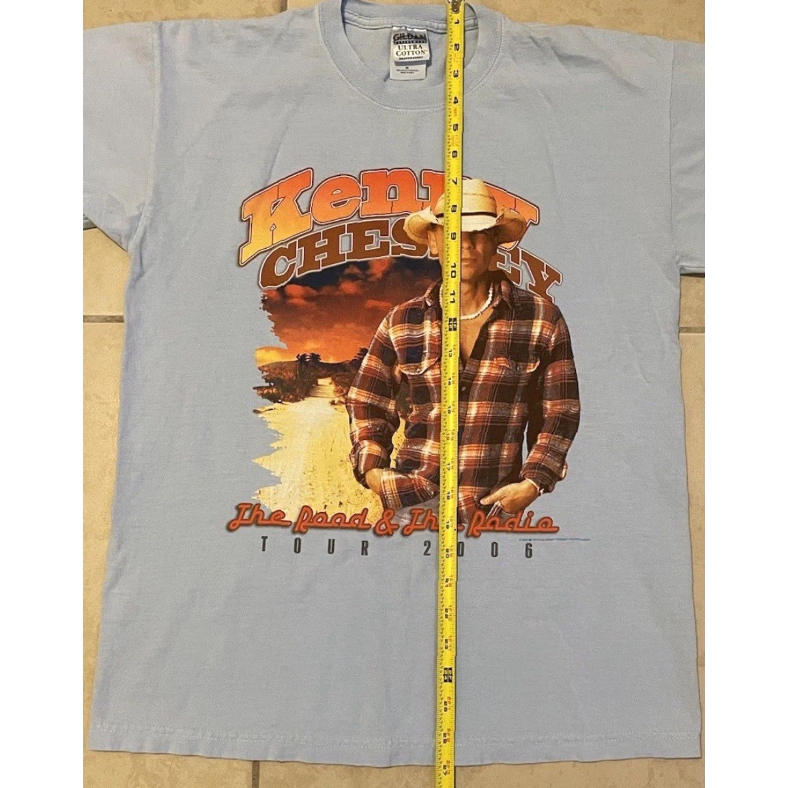 Vintage VINTAGE Kenny Chesney Tour Shirt M Concert Cowboy Rock Grunge 90s Y2K Blue Size US M / EU 48-50 / 2 - 7 Thumbnail