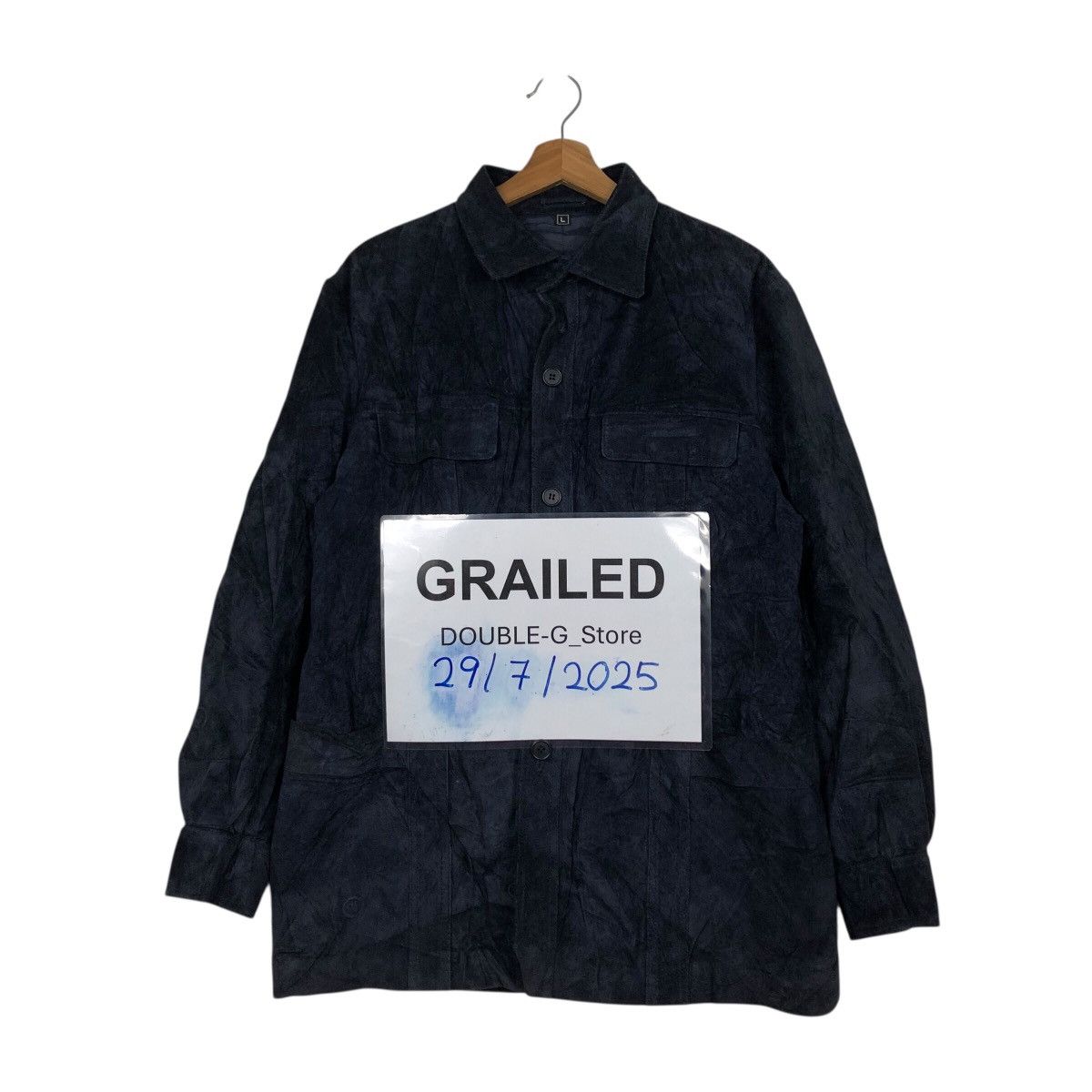 Japanese Brand 📌Vintage Chore Leather Jacket Jubian Blanket Issey Miyake Size US L / EU 52-54 / 3 - 1 Thumbnail