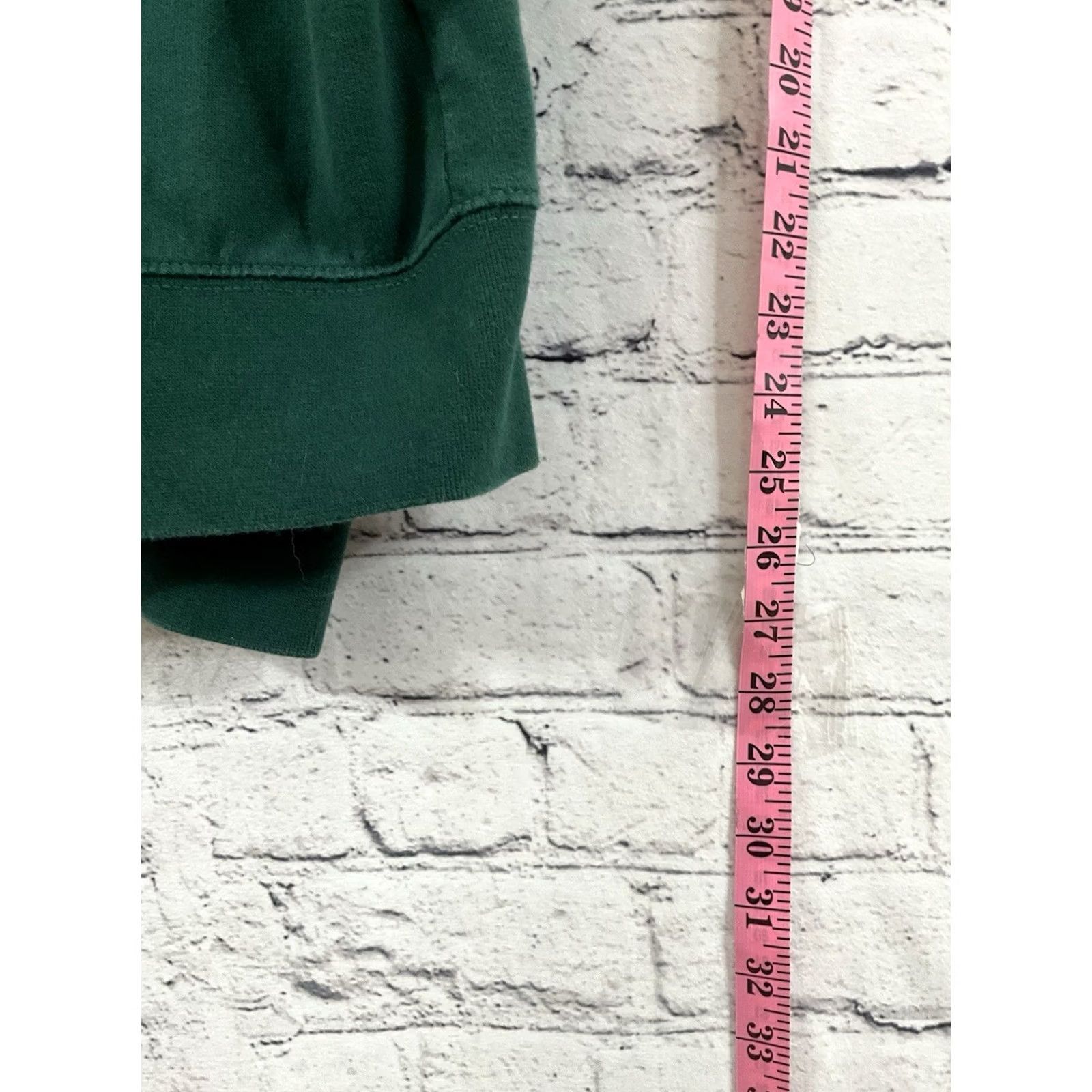 American Eagle Outfitters VINTAGE? American Eagle Hoodie Pullover Womens Green Front Pocket Drawstring Crew Neck Regular Size XS Size S / US 4 / IT 40 - 3 Thumbnail