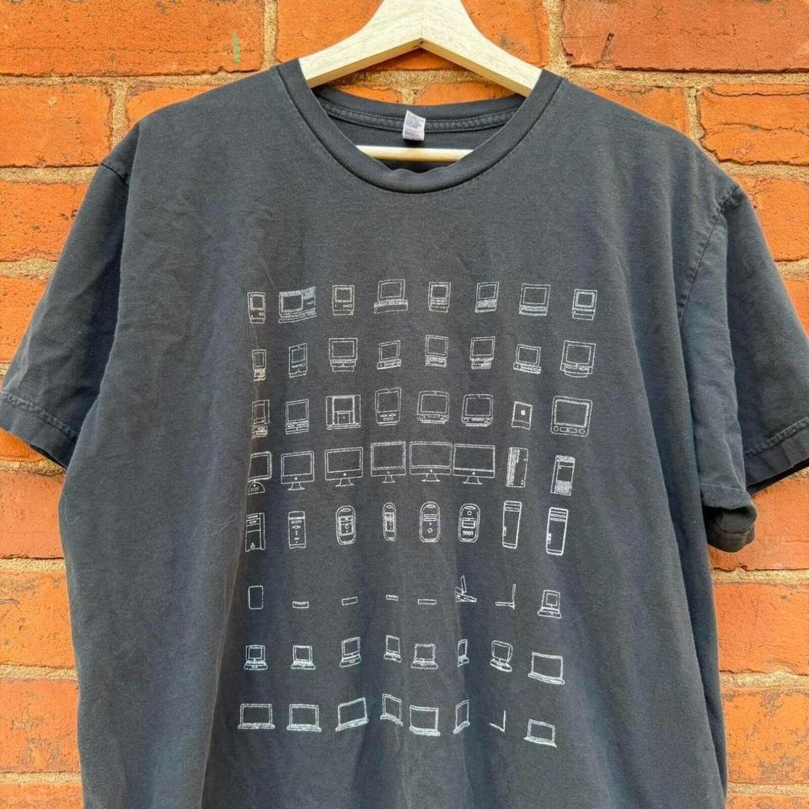 American Apparel Vintage apple computers history t shirt mac macintosh Size US XL / EU 56 / 4 - 2 Thumbnail