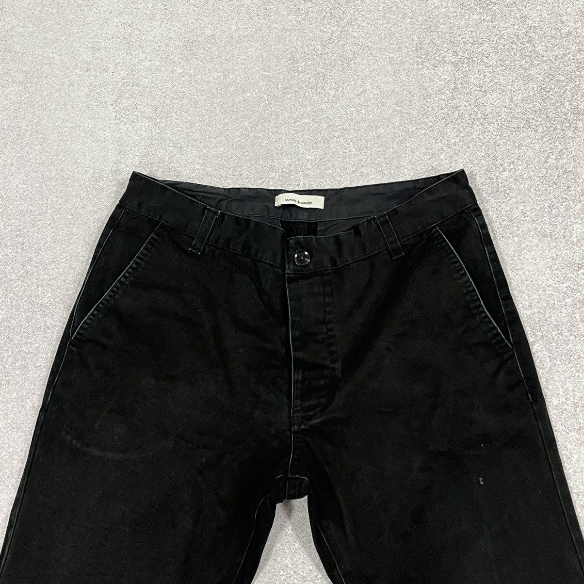 Samsoe Samsoe Black Samsoe Samsoe straight leg jeans chinos Size US 31 - 3 Thumbnail