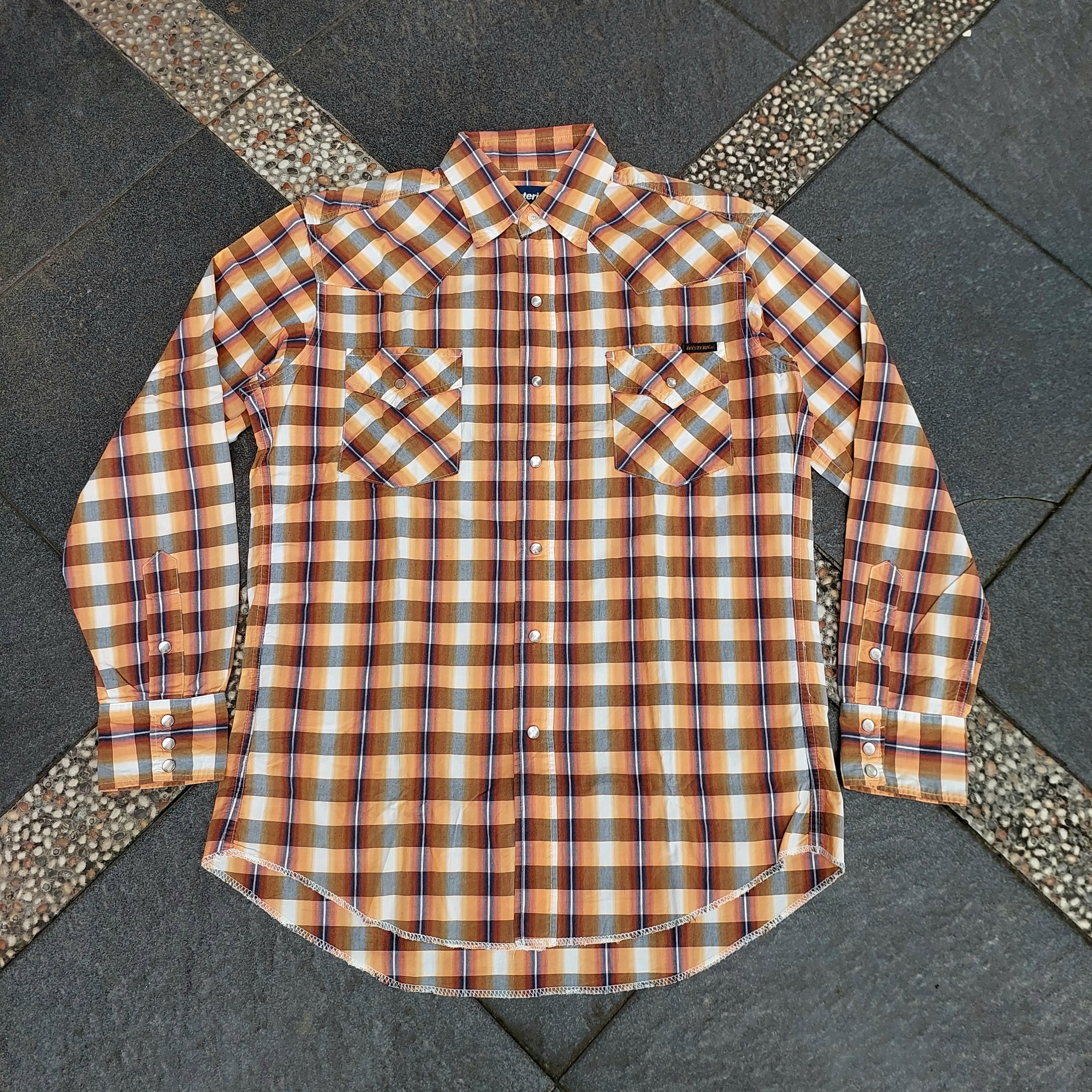 Hysteric Glamour Hysteric Glamour Plaid pearl button L/s shirt Size US M / EU 48-50 / 2 - 1 Thumbnail
