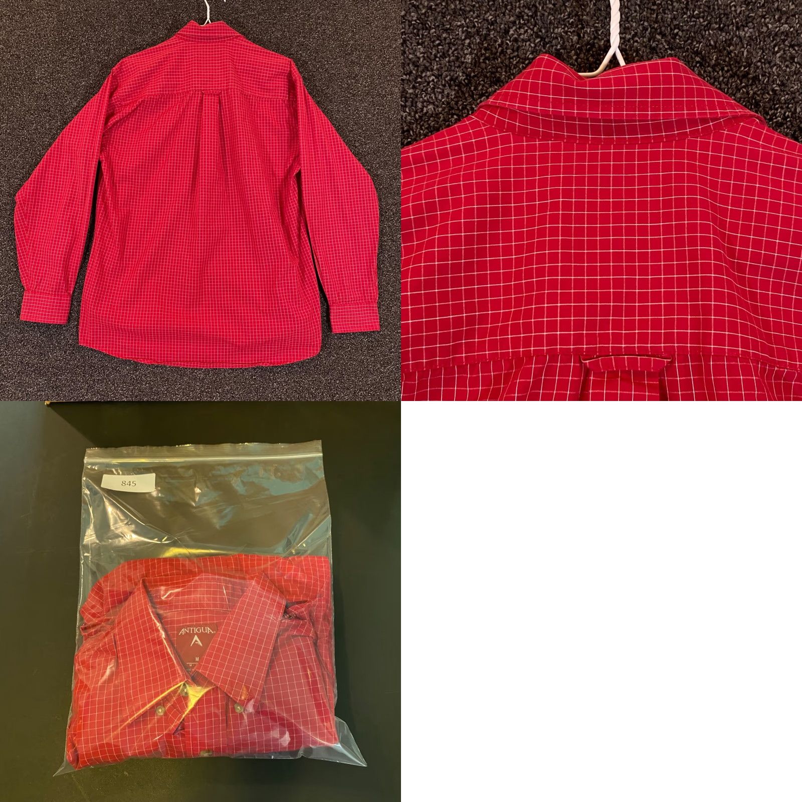 MLB Boston Red Sox Shirt Mens Medium Red Plaid Button Up MLB Baseball Outdoors L/S Size US M / EU 48-50 / 2 - 8 Thumbnail