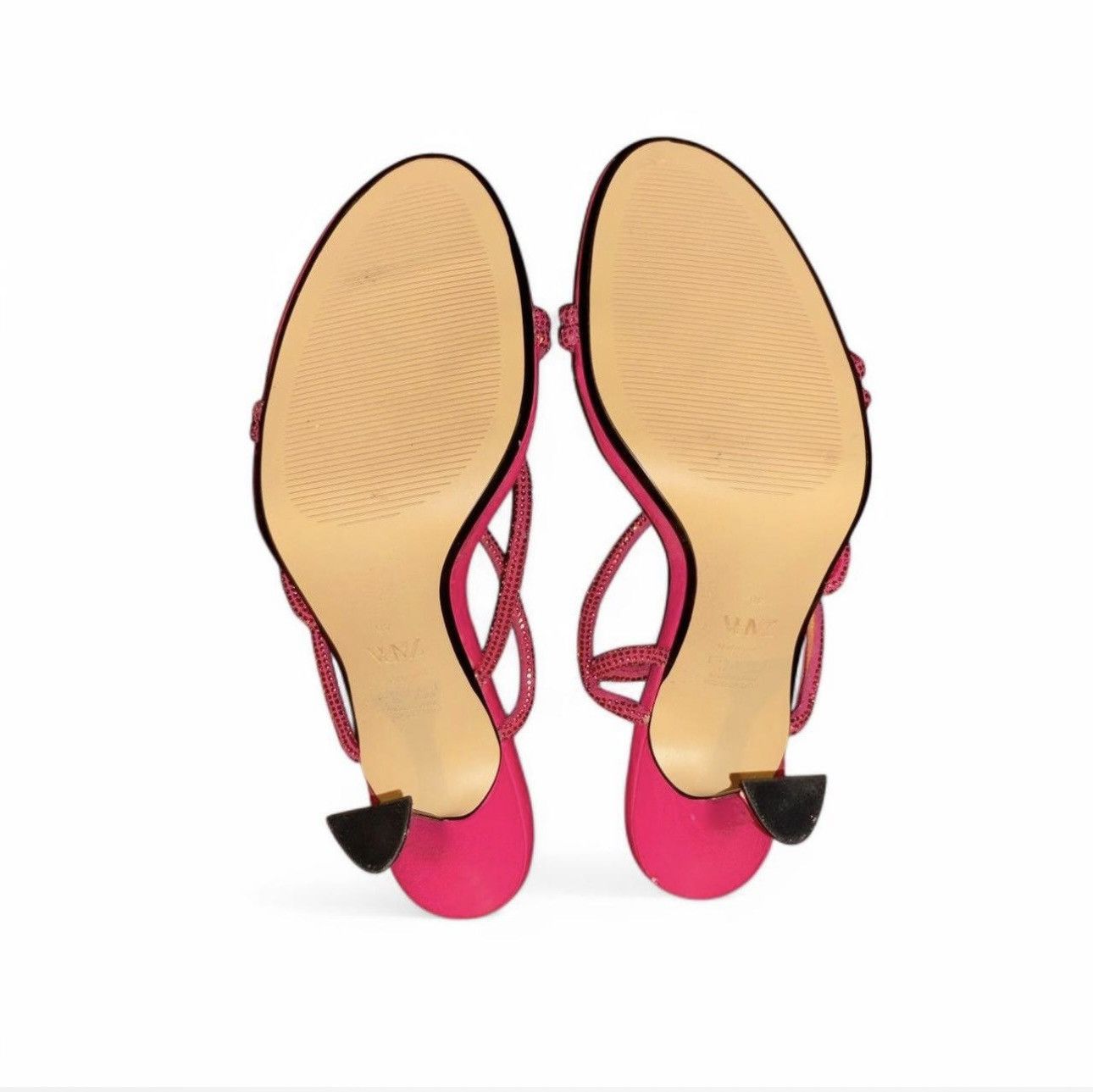 Zara Pink Strappy Heels Size US 9 / IT 39 - 5 Thumbnail