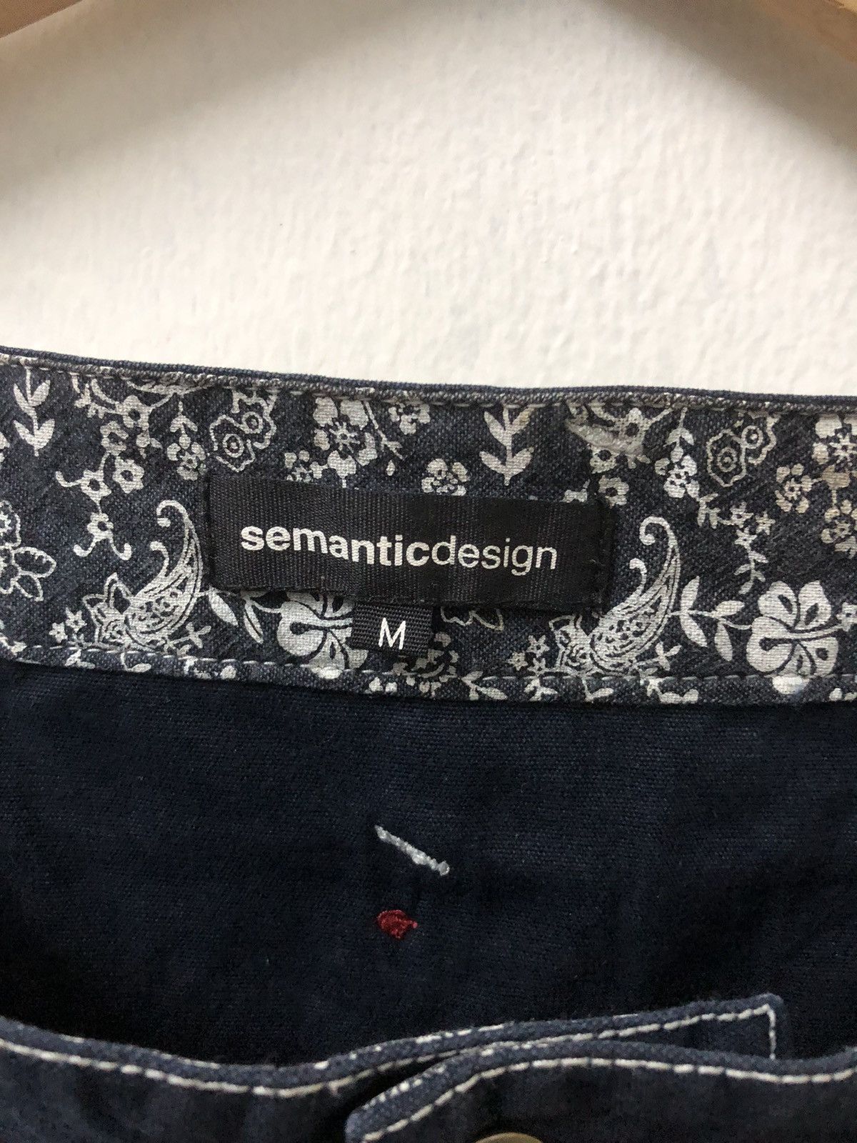 Japanese Brand × semanticdesign Semantic Design three-quarter shorts double layer backhit Size US 31 - 2 Thumbnail