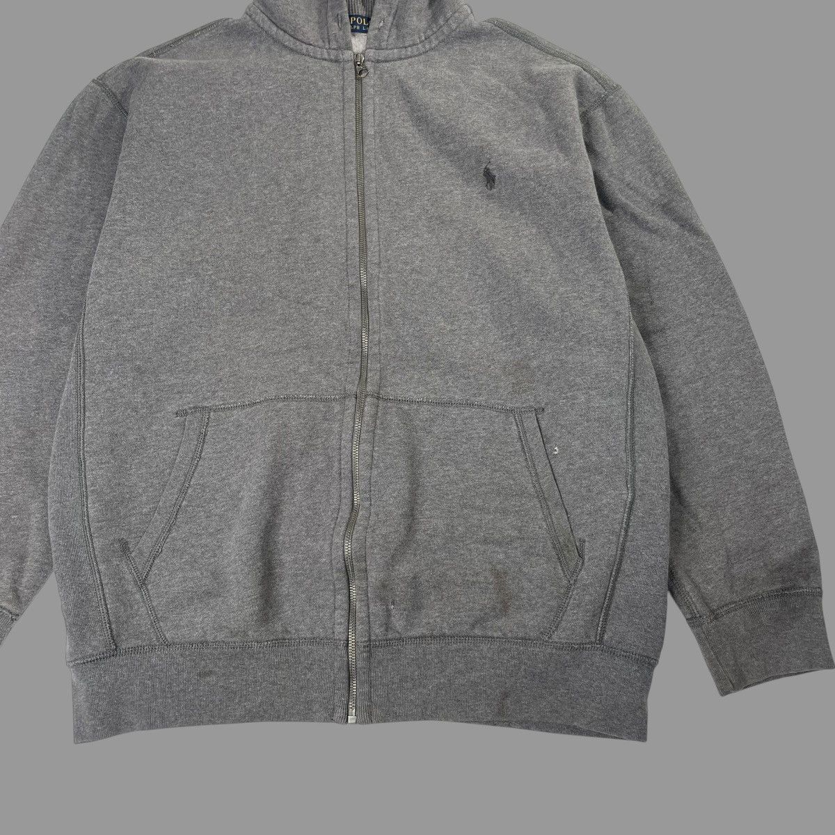 Polo Ralph Lauren × Vintage Vintage 90s polo Ralph Lauren zip up hoodie Size US XL / EU 56 / 4 - 3 Thumbnail