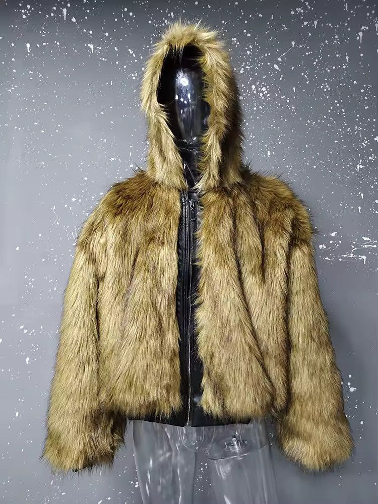Japanese Brand PU Leather Reversible Faux Fur Fleece Coats Jacket Size US M / EU 48-50 / 2 - 3 Thumbnail
