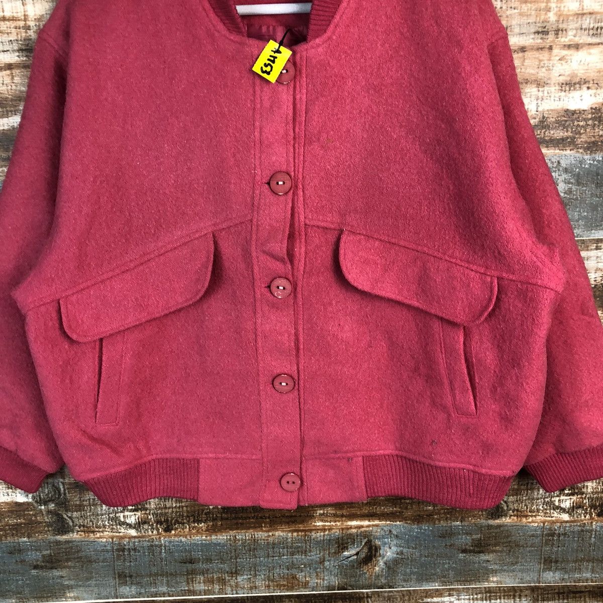 Japanese Brand DLL Belle Poule Pink Bombers Jacket #A1753 Size US M / EU 48-50 / 2 - 6 Thumbnail