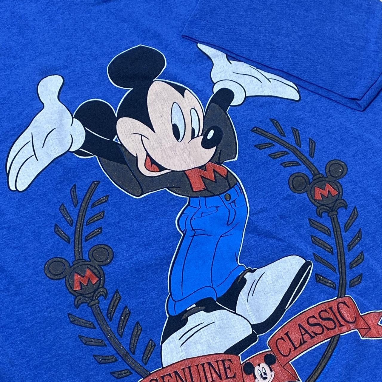 Fruit Of The Loom Vintage Disney's Mickey Mouse Blue Cartoon Tee Size Medium Size US M / EU 48-50 / 2 - 3 Thumbnail