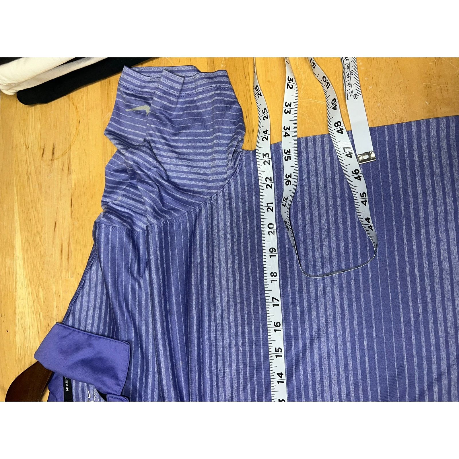 Nike Nike Golf Polo Shirt Purple Gray Striped Active Top Mens XL Size US XL / EU 56 / 4 - 7 Thumbnail