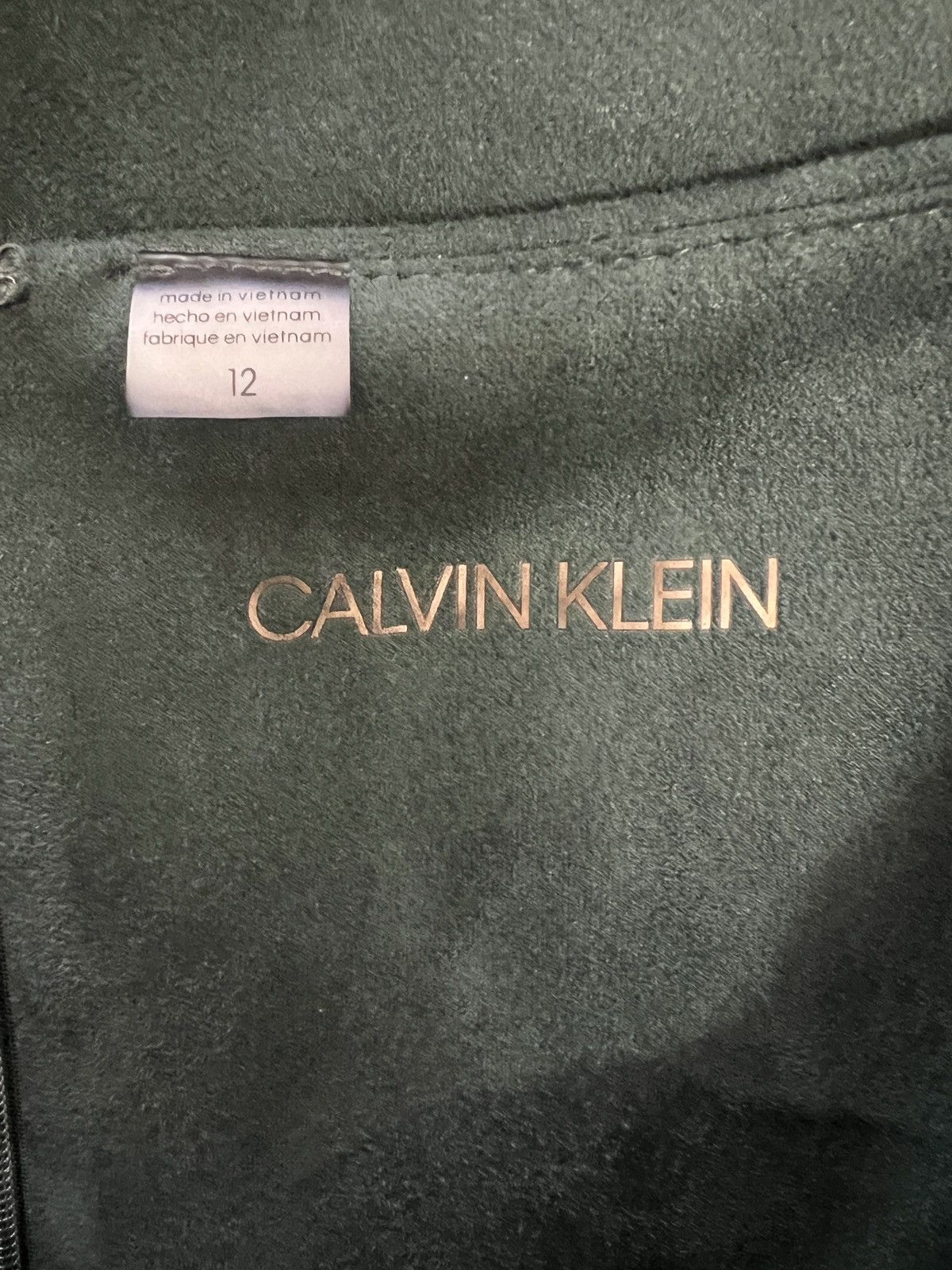 Calvin Klein Calvin Klein Emerald Green Midi Dress with Short Sleeves Size XL / US 12-14 / IT 48-50 - 8 Thumbnail