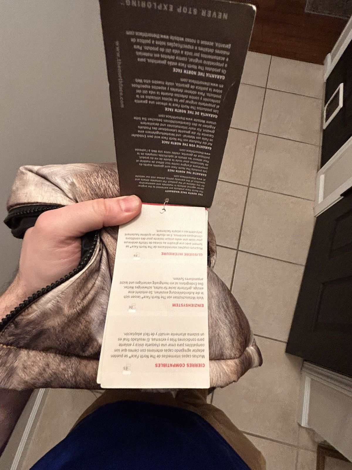 Supreme × The North Face SUPREME x THE NORTH FACE Fur Print Nuptse Vest Sz L FW13 Size US L / EU 52-54 / 3 - 19 Thumbnail
