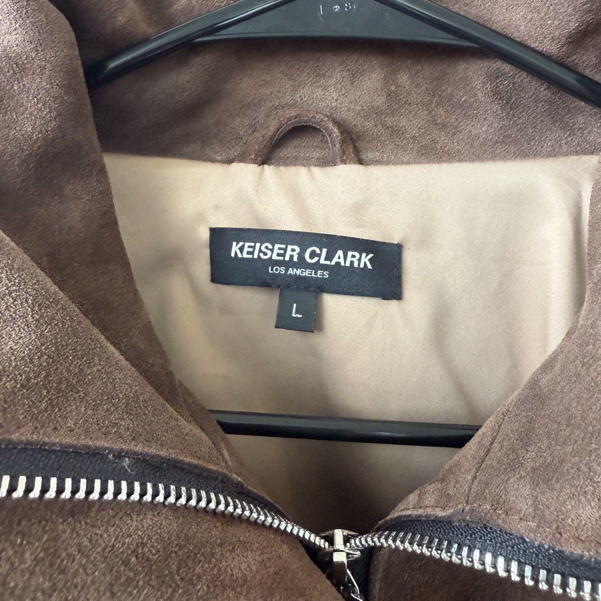Keiser Clark Keiser Clark Brown Leather Bomber Jacket Size US L / EU 52-54 / 3 - 5 Thumbnail