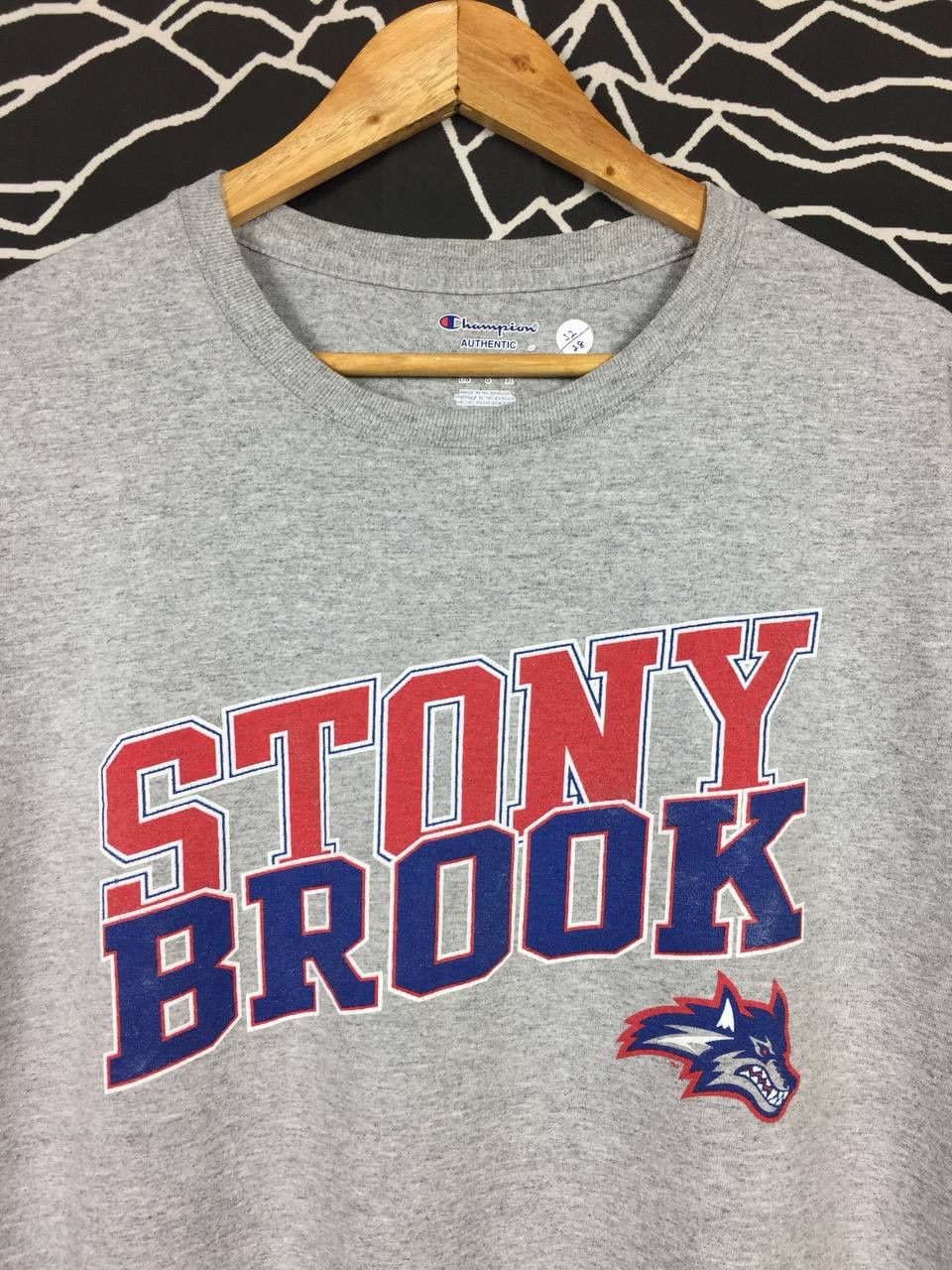 Champion × Vintage Champion Authentic Stony Brook University Seawolves Tee Size US L / EU 52-54 / 3 - 3 Thumbnail