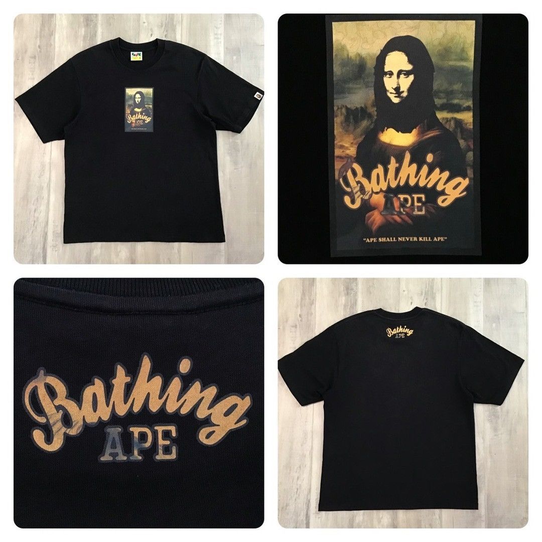 Bape BAPE Mona Lisa Art Relaxed Fit T-Shirt a bathing ape Size US S / EU 44-46 / 1 - 1 Thumbnail