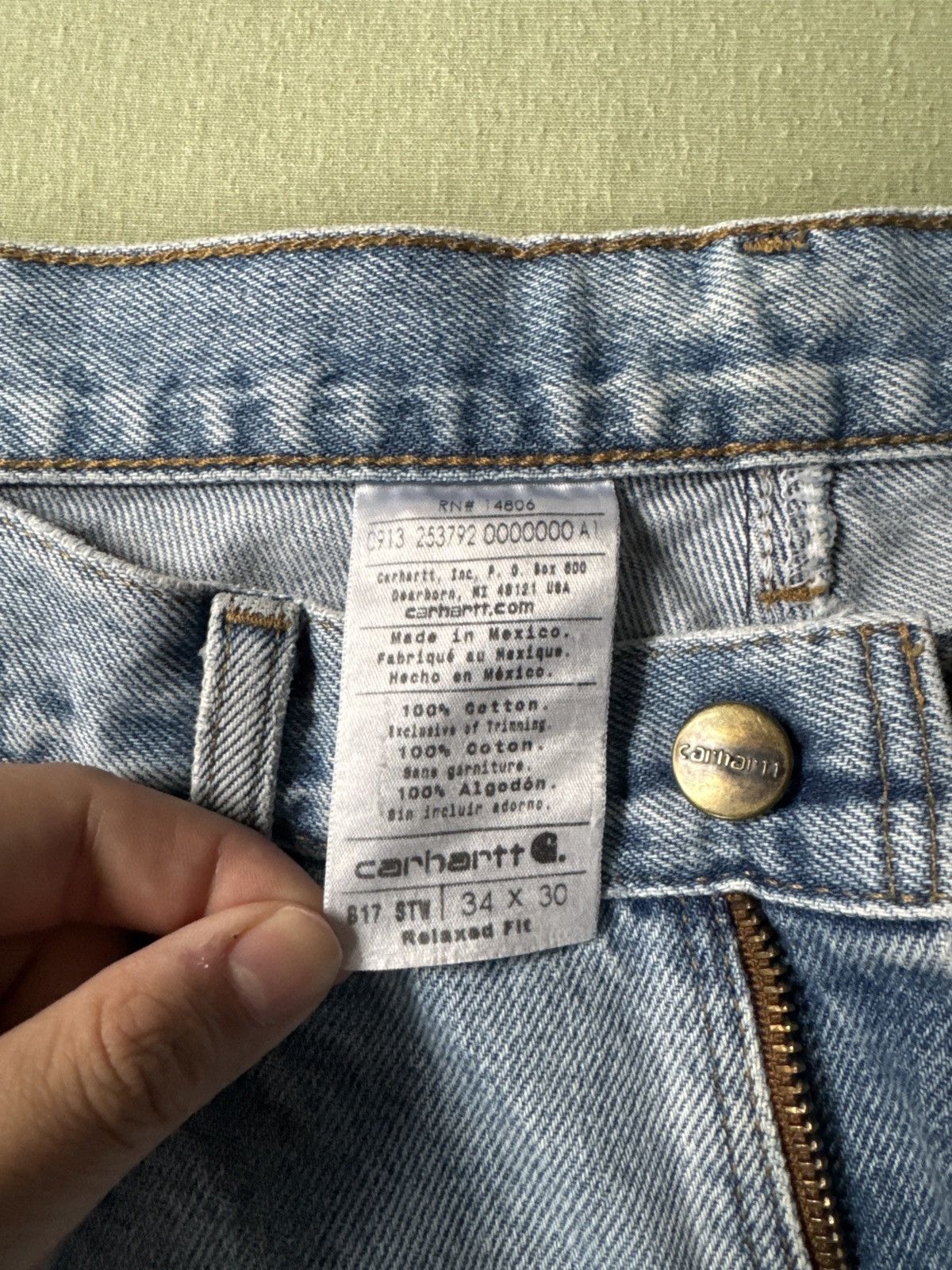 Carhartt Vintage Carhartt Jeans Size US 34 / EU 50 - 4 Thumbnail