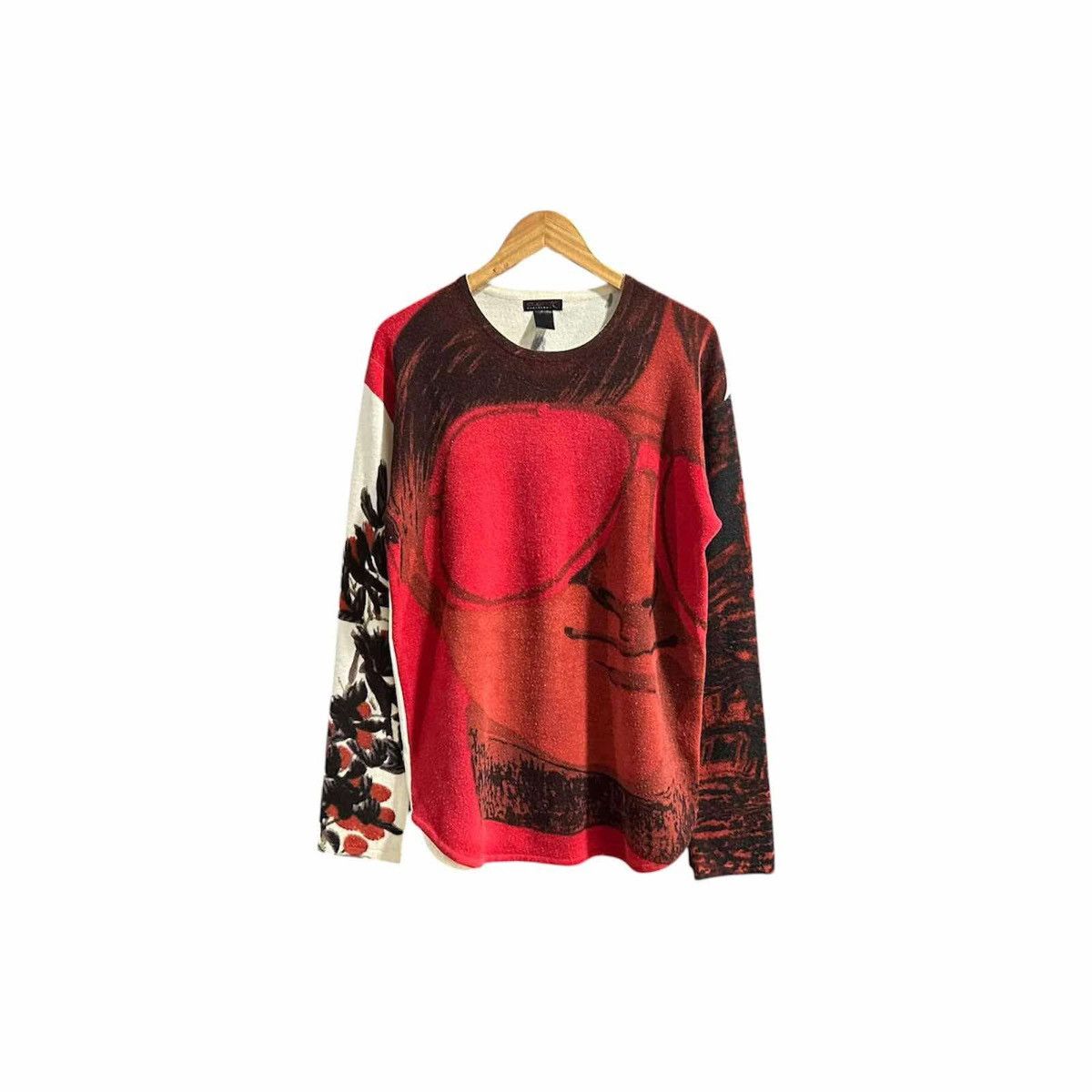 Custo Barcelona × Hysteric Glamour × Japanese Brand 🔥Sick Y2K Custo Barcelona Sweater Jpg Style Overprinted Size US L / EU 52-54 / 3 - 9 Thumbnail